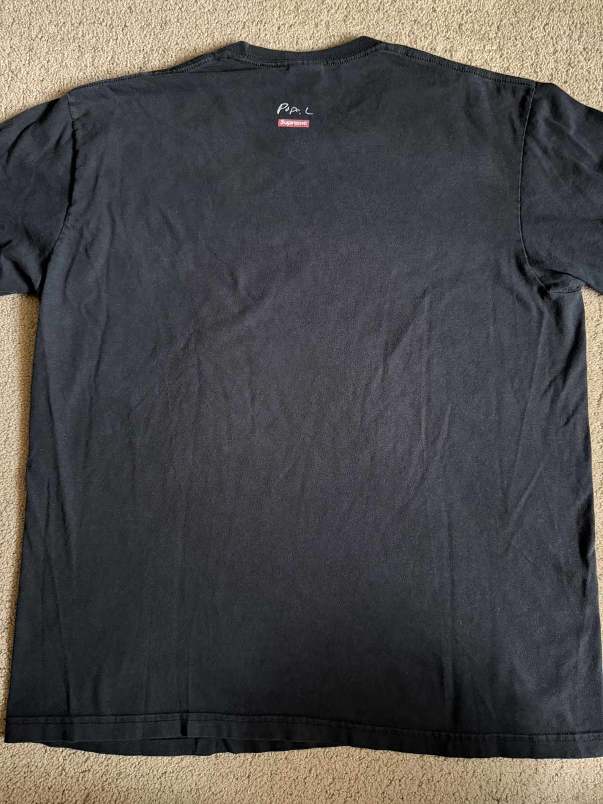 Supreme Supreme FW22 Pope.L Training Crawl Tee Black Size Medium Size US M / EU 48-50 / 2 - 5 Thumbnail
