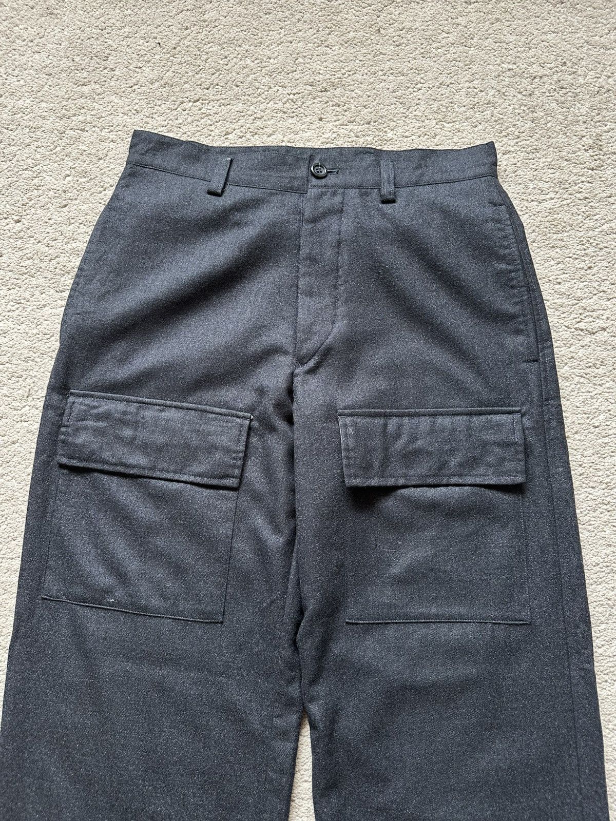 Kenzo 1990s Kenzo Homme Baggy Wool Pant Size US 30 / EU 46 - 4 Thumbnail
