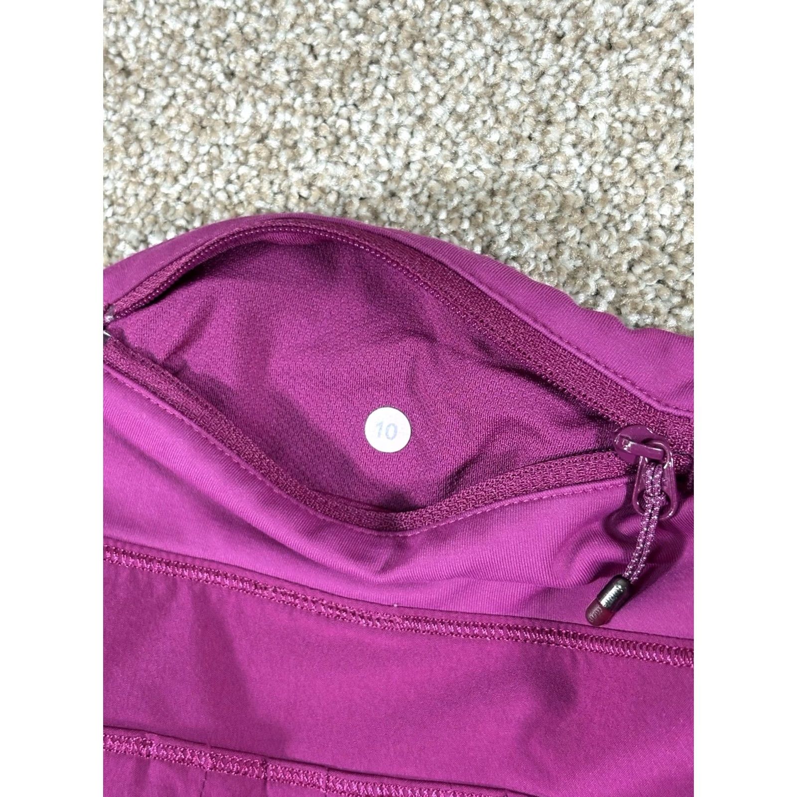 Lululemon Lululemon Speed Skirt Pleated Mini Skort Women's 10 Purple Ruffle Short Lined Skort Women 10 Purple Athleisure Size 32" / US 10 / IT 46 - 5 Thumbnail