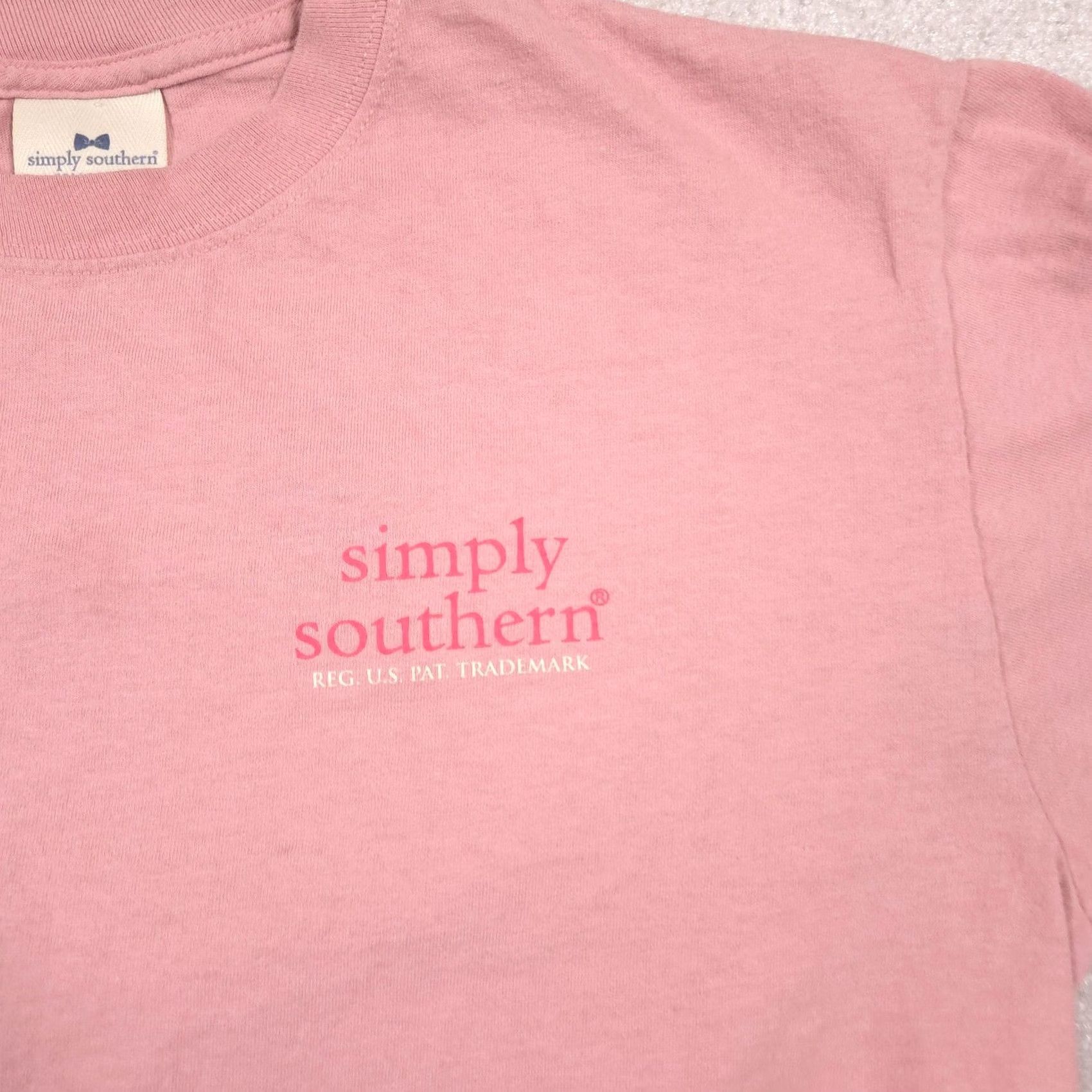 Pinko Simply Southern Shirt Womens Large Pink Tacos Cant Fix Long Sleeve Tee Top Size L / US 10 / IT 46 - 3 Thumbnail