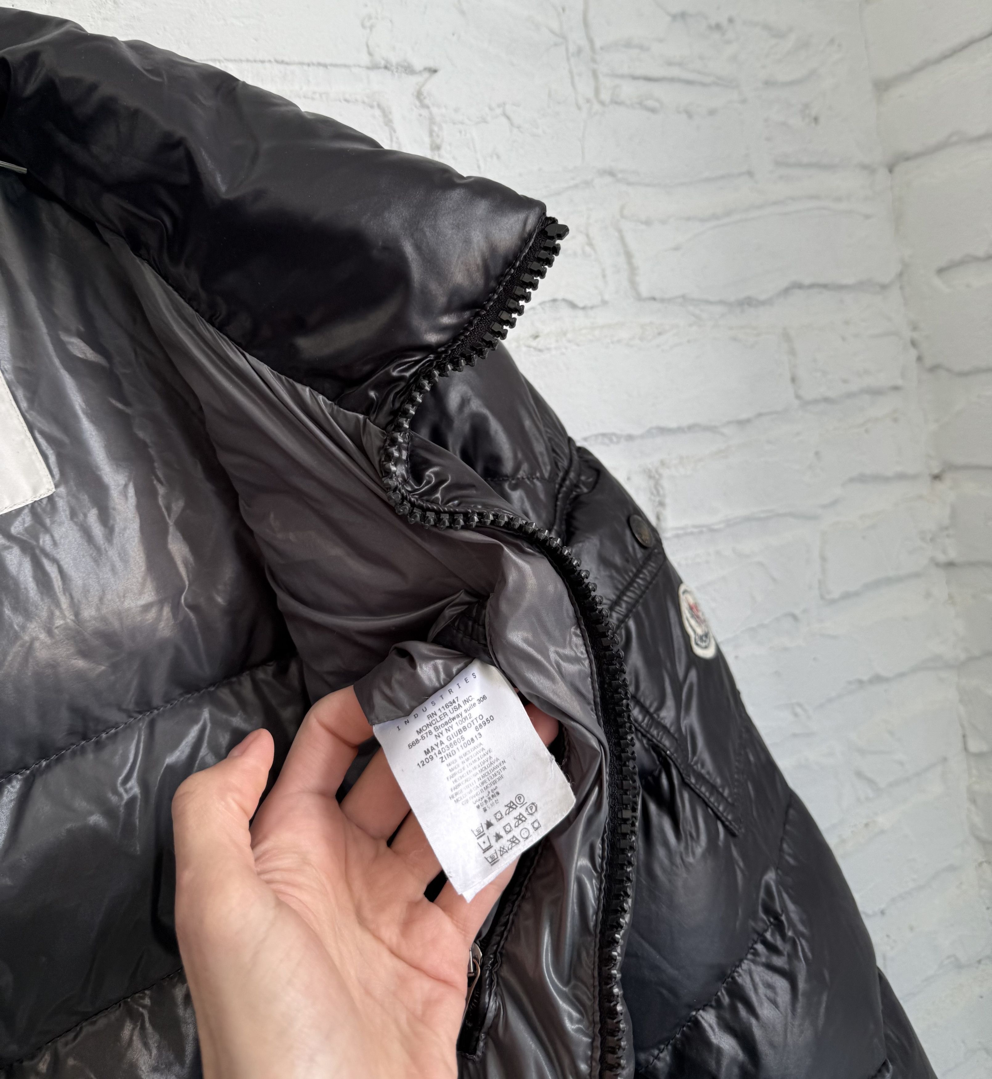 Moncler Moncler Maya Giubbotto Black Glossy Puffer jacket Size US S / EU 44-46 / 1 - 8 Thumbnail