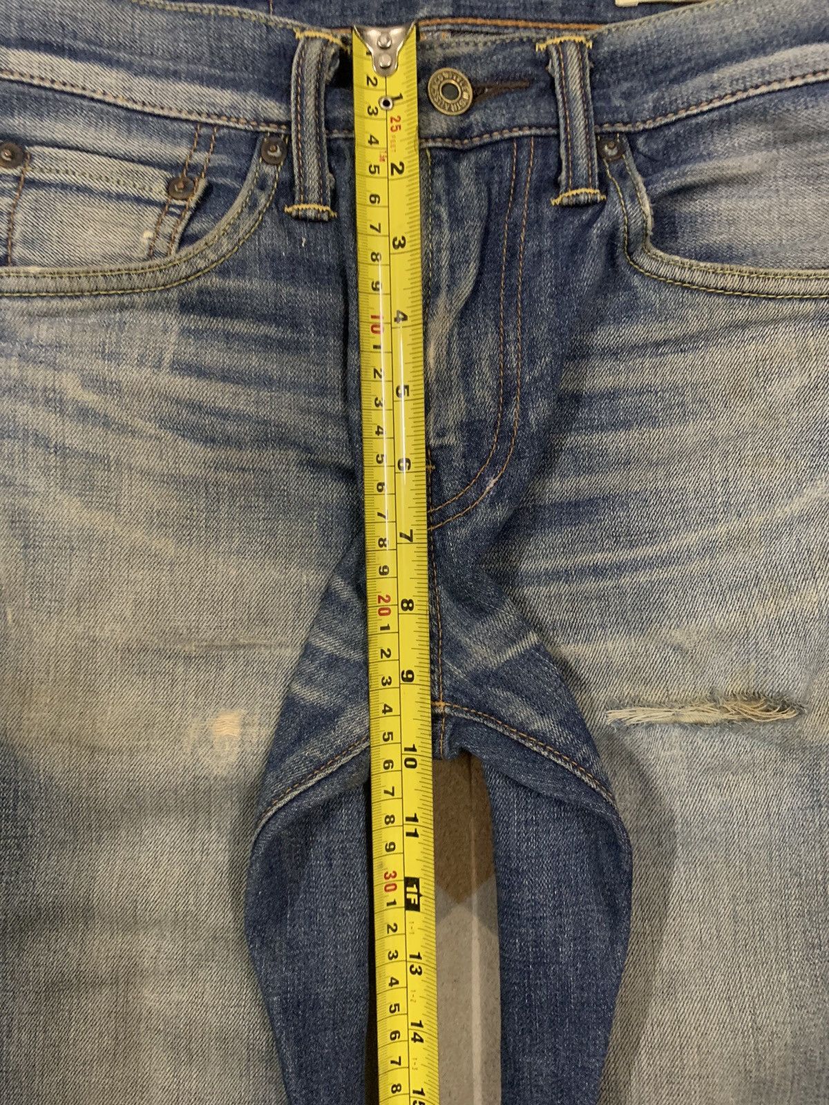 Levi's Vintage Clothing Vintage Y2K Levis 511 Japan Slim Straight Ripped Grunge Jean Size US 29 - 19 Thumbnail