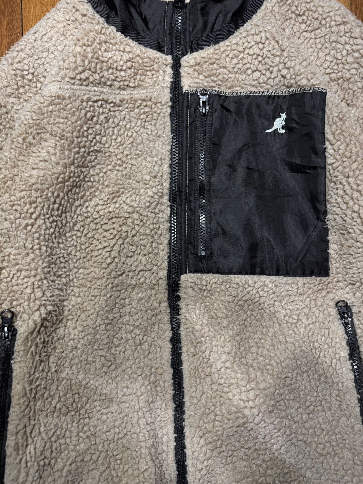 Kangol 🔥 Vintage 🔥 Kangol Deep Pile Sherpa Jacket Size US L / EU 52-54 / 3 - 3 Thumbnail
