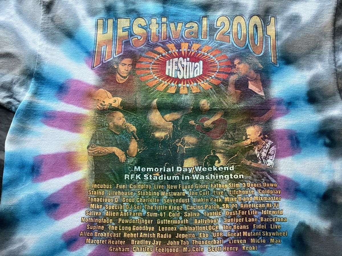 HFS 2001 : Festival RFK Stadium Washington Tie Dye