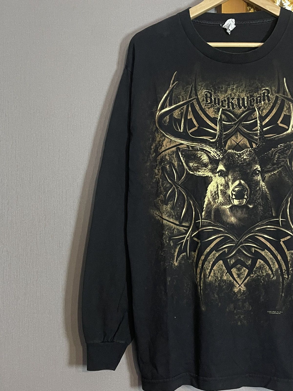 Band Tees Rare Vintage Buck Wear Realtree Tribal Logo Long Sleeve Y2K Size US L / EU 52-54 / 3 - 4 Thumbnail