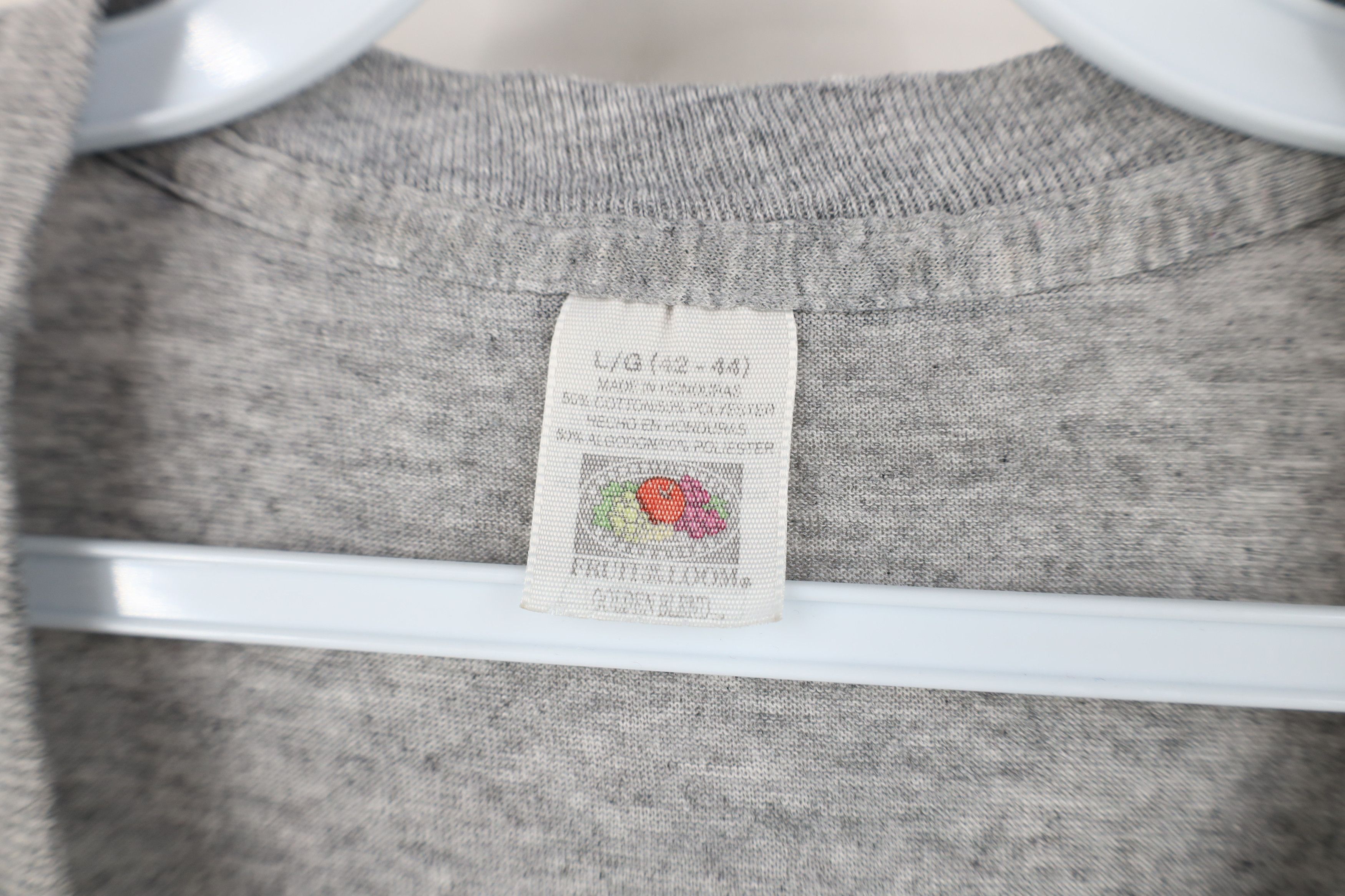 Vintage Vintage 90s Y2K Streetwear Thin Pocket T-Shirt Heather Gray Size US L / EU 52-54 / 3 - 4 Thumbnail