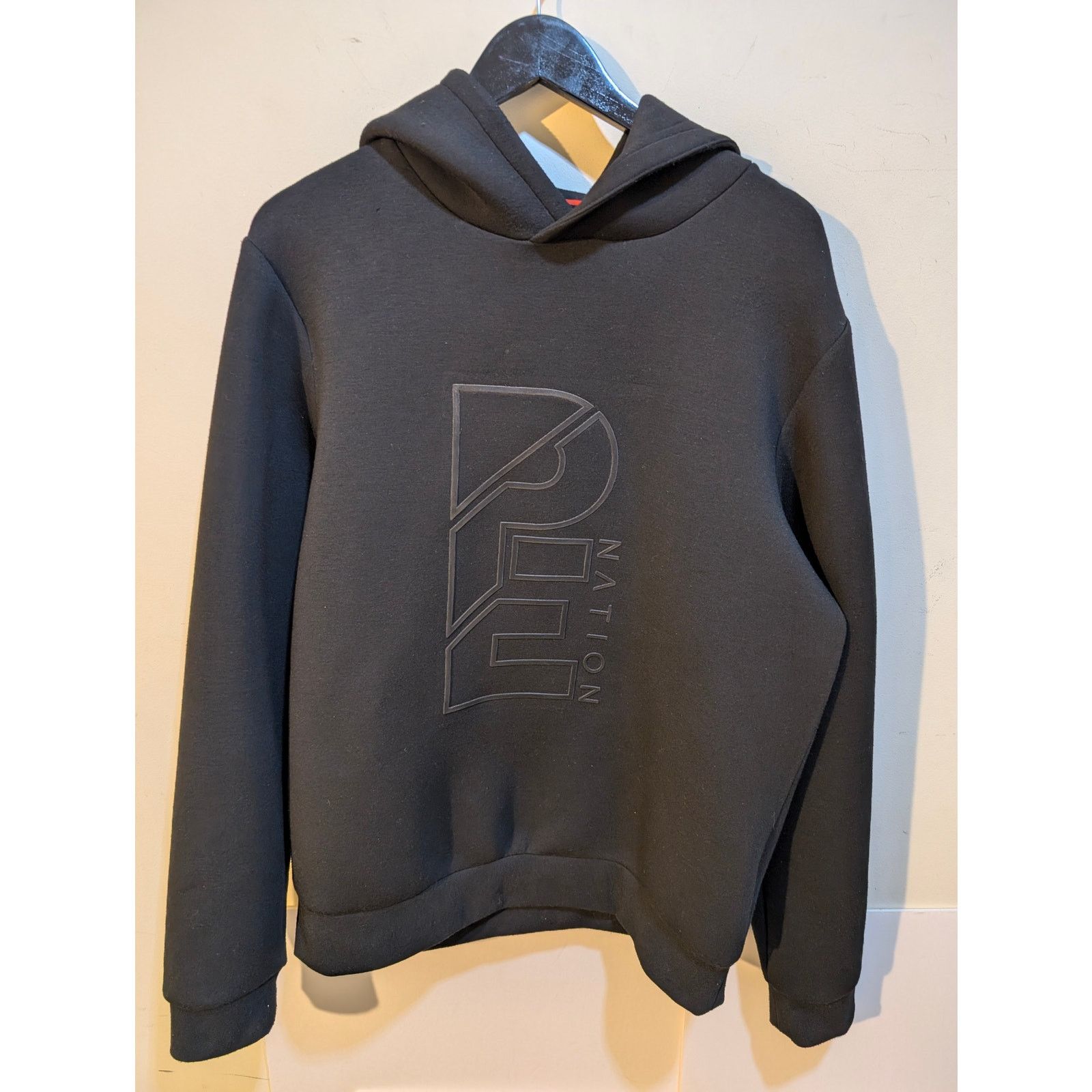 P.E Nation PE Nation Pip Edwards Text Black Oversized Hoodie Sz S Size S / US 4 / IT 40 - 1 Thumbnail