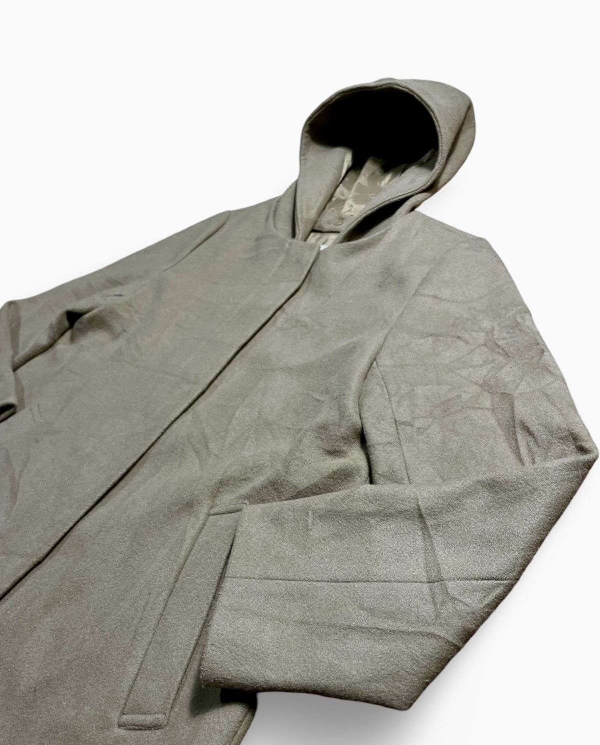 Global Work × Japanese Brand × Le Grande Bleu (L.G.B.) 🧶WOOLY-TECH JACKET 🧥 GLOBAL WORK HOODED COAT Size US M / EU 48-50 / 2 - 13 Thumbnail