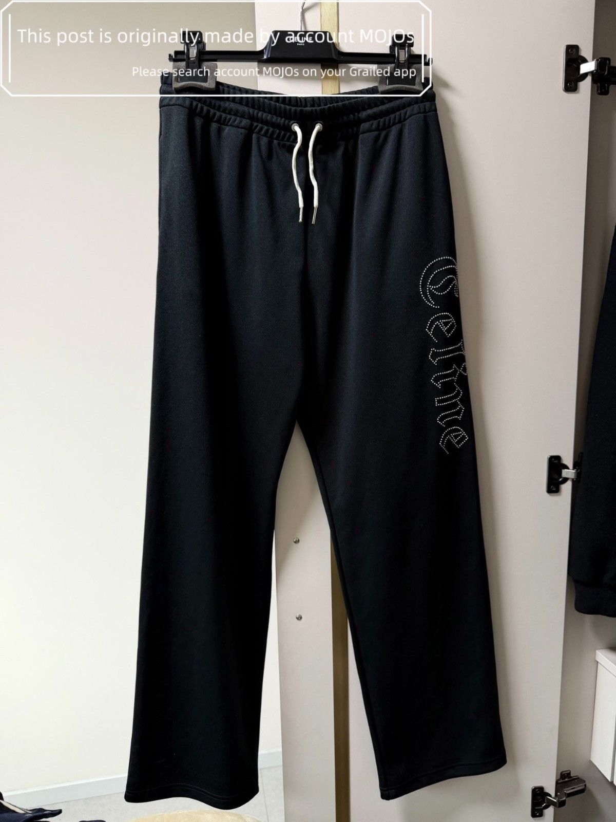 Celine Sz M Celine 22AW Rivet Logo Sweatpants mojos105154 Size US 32 / EU 48 - 1 Thumbnail