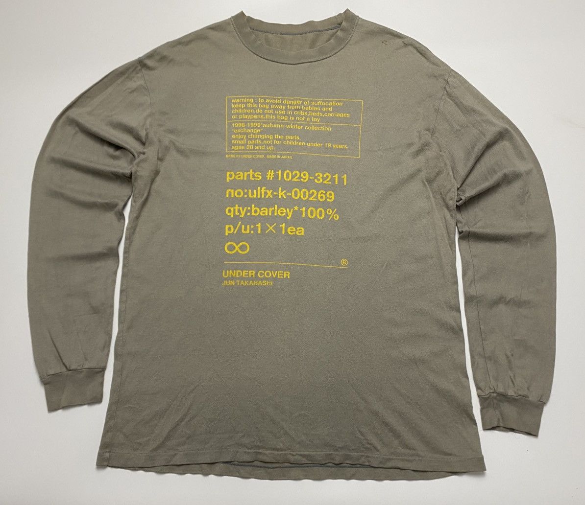 Jun Takahashi Rare AW98 Vintage OG Undercover Jun Takahashi “exchange” Size US L / EU 52-54 / 3 - 1 Thumbnail
