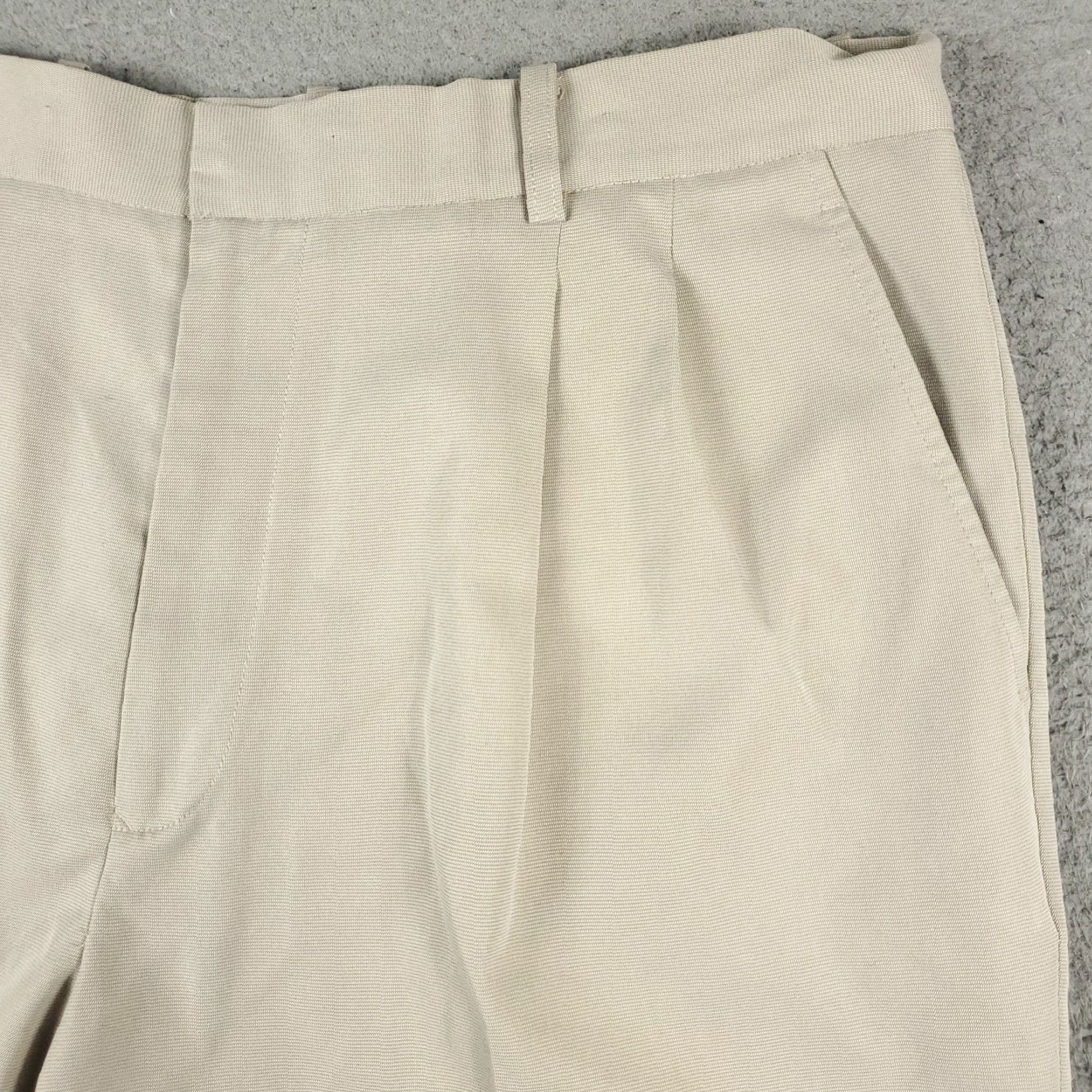 Vintage Greg Norman Shorts Mens Size 38 Beige Casual Pleated Chino Size US 38 / EU 54 - 3 Thumbnail