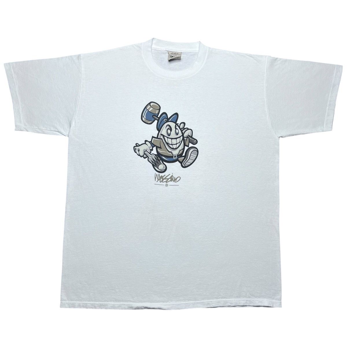 Mossimo × Vintage Vintage 90s Mossimo Bustin Down Walls Character Graphic Tee Size US L / EU 52-54 / 3 - 1 Thumbnail