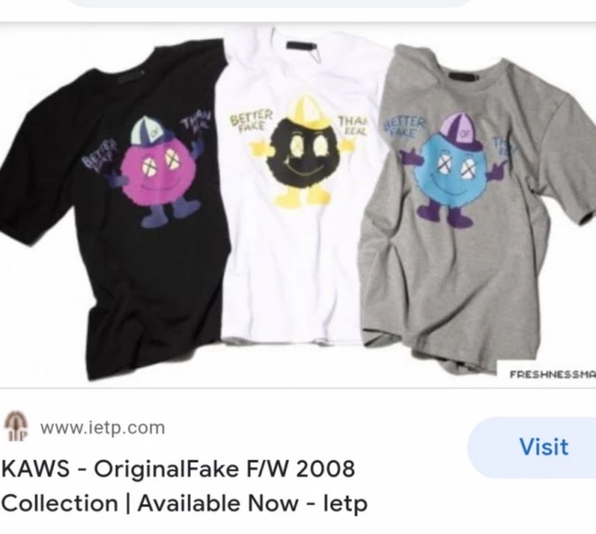 Kaws × Original Fake OG originalfake better fake mascot F/W 2008 Size US L / EU 52-54 / 3 - 5 Thumbnail