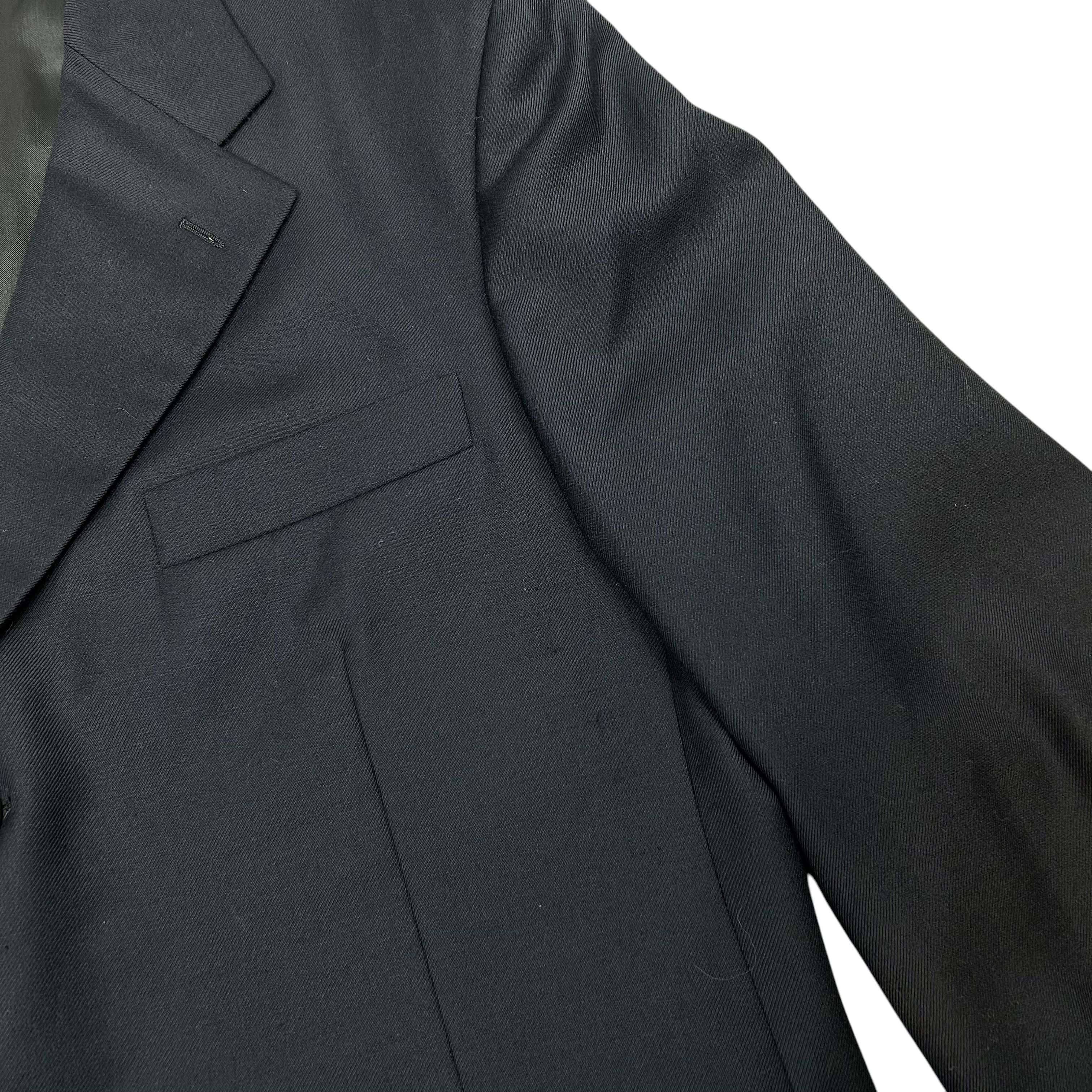 Burberry Burberry London Pure Wool Drop 6 3 Button Blue Blazer 52 Size 42R - 6 Thumbnail