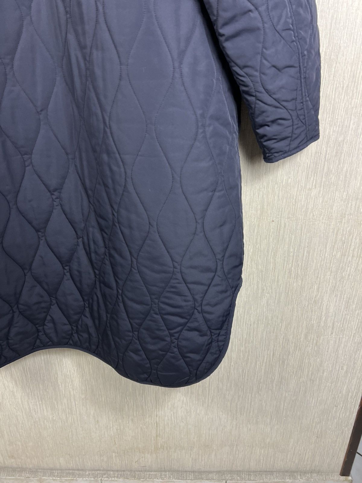 Cos COS reversible navy nylon long coat jacket double sided Size L / US 10 / IT 46 - 16 Thumbnail