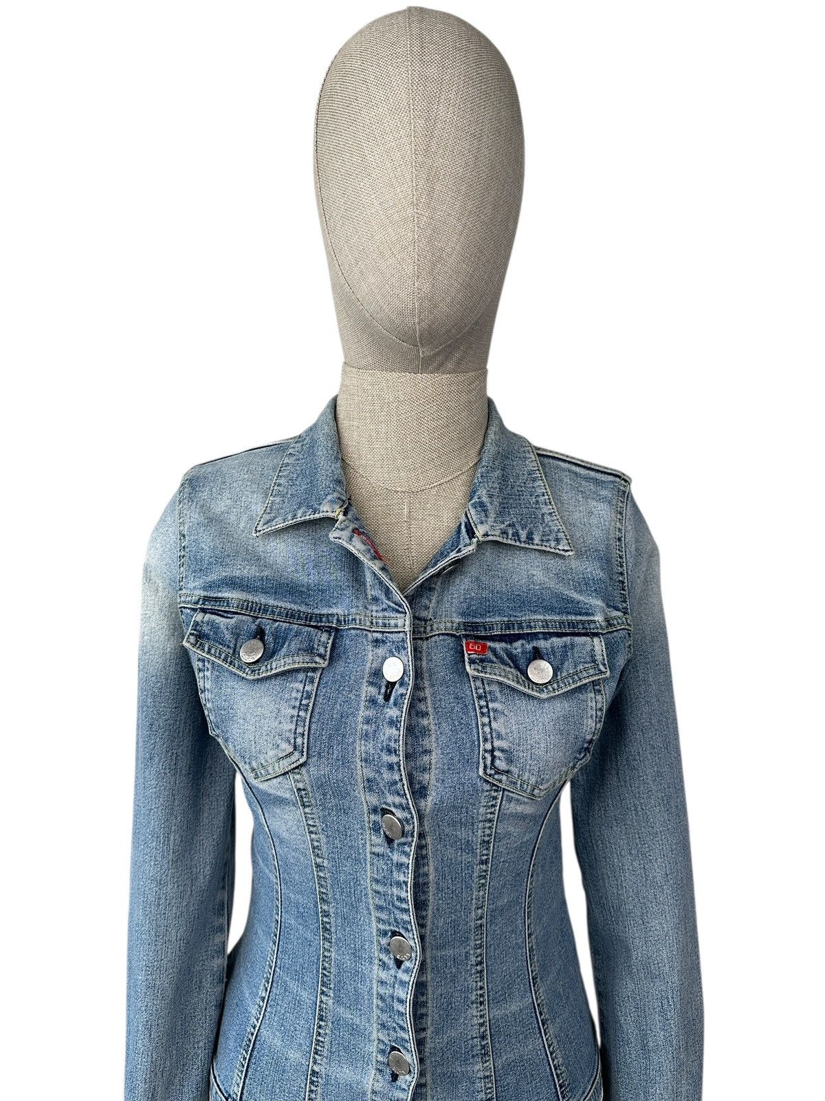 Miss Sixty Vintage Y2K MISS SIXTY Brink Denim Trucker Jacket Size M / US 6-8 / IT 42-44 - 4 Thumbnail