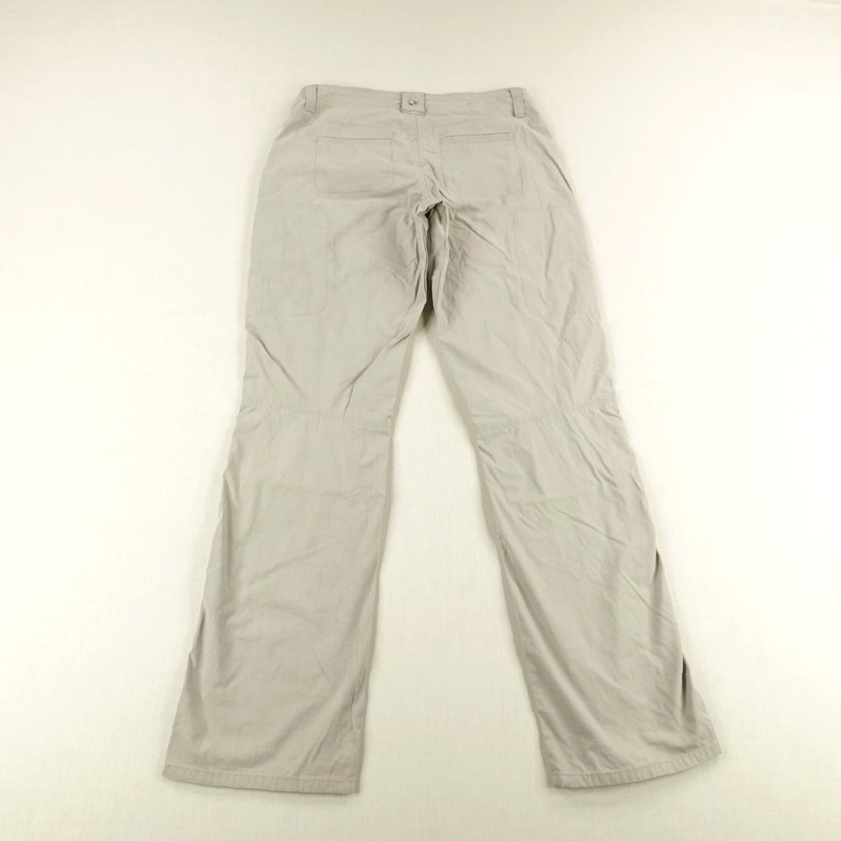 Vintage KÜHL Pants Womens 6 Cargo Beige Lightweight Roll Up Hiking Outdoor Trail Size 28" / US 6 / IT 42 - 7 Thumbnail