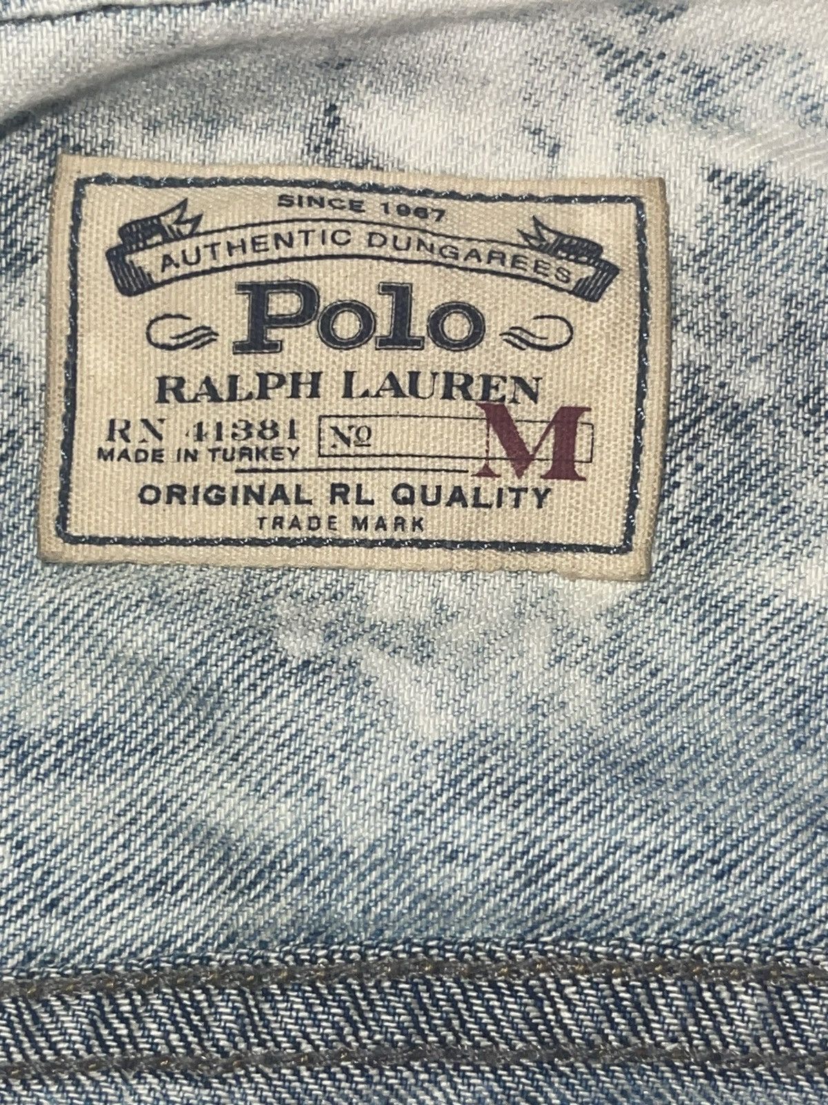 Ralph Lauren RL lightweight denim jacket Size US M / EU 48-50 / 2 - 4 Thumbnail