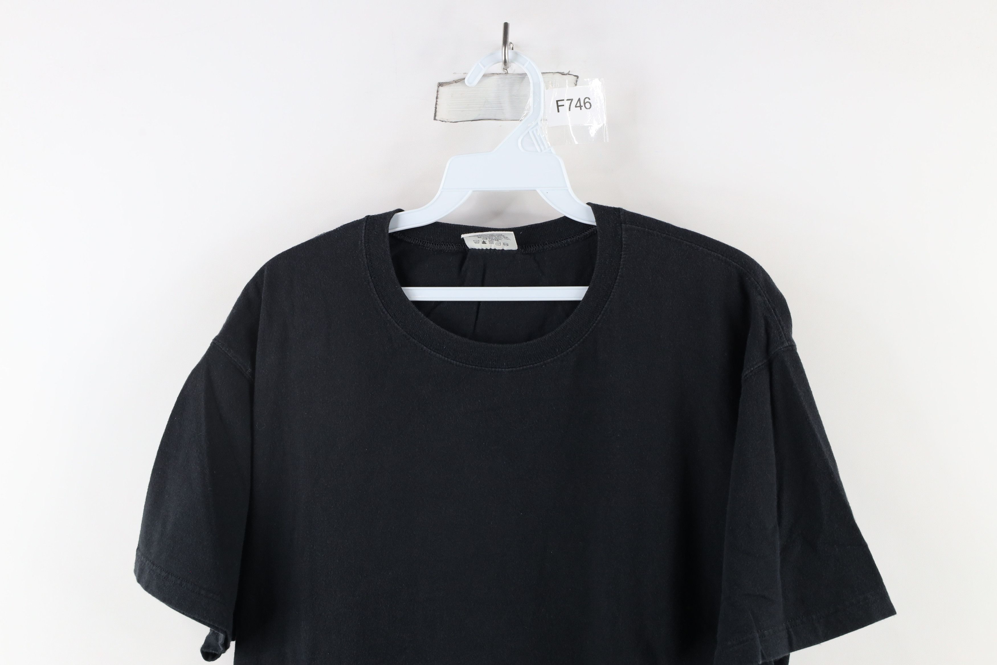 Calvin Klein × Vintage Vintage 90s Calvin Klein Short Sleeve T-Shirt Black Cotton Size US L / EU 52-54 / 3 - 2 Thumbnail