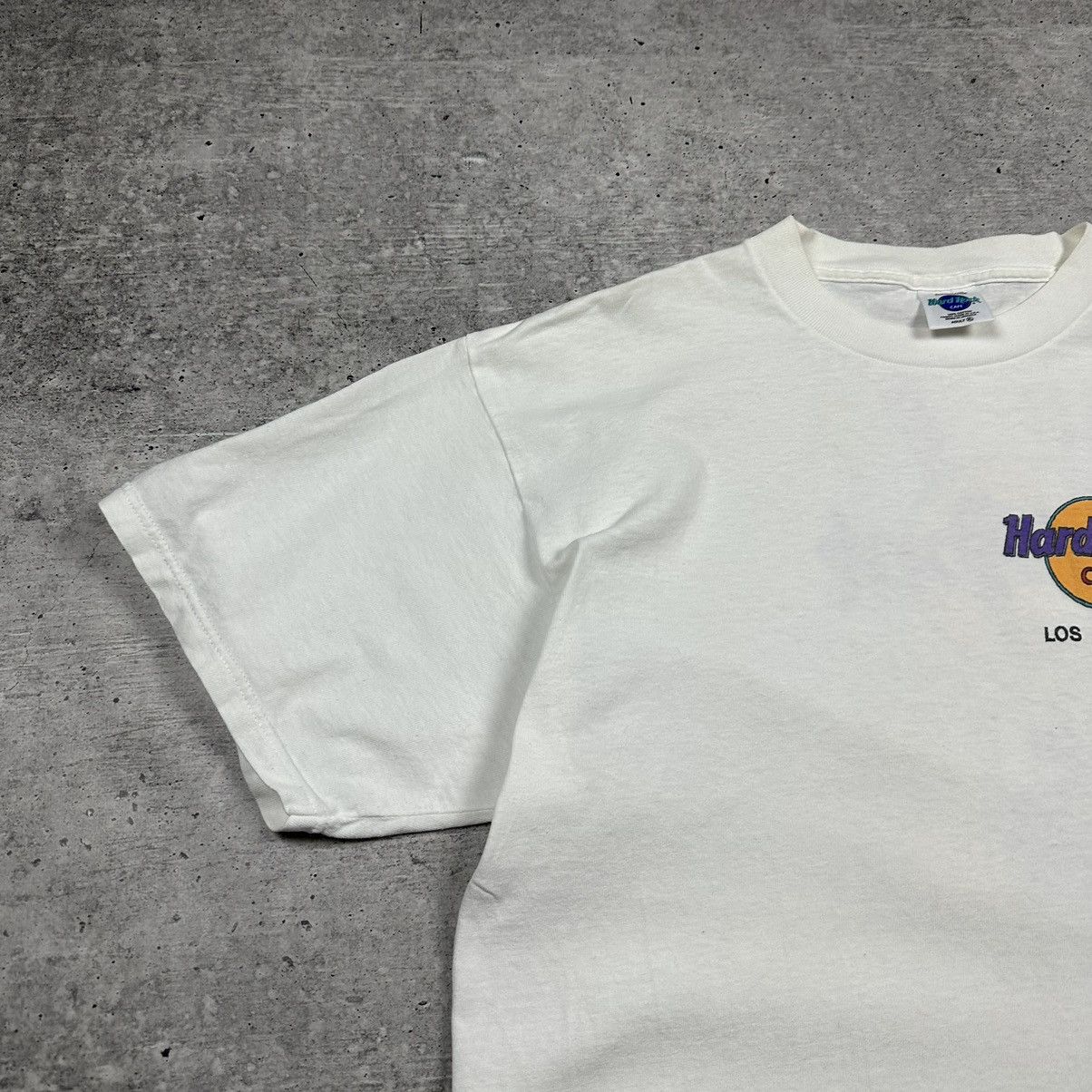 Hard Rock Cafe Vintage Hard Rock Cafe Los Angeles T-shirt White Men’s Size US XL / EU 56 / 4 - 3 Thumbnail