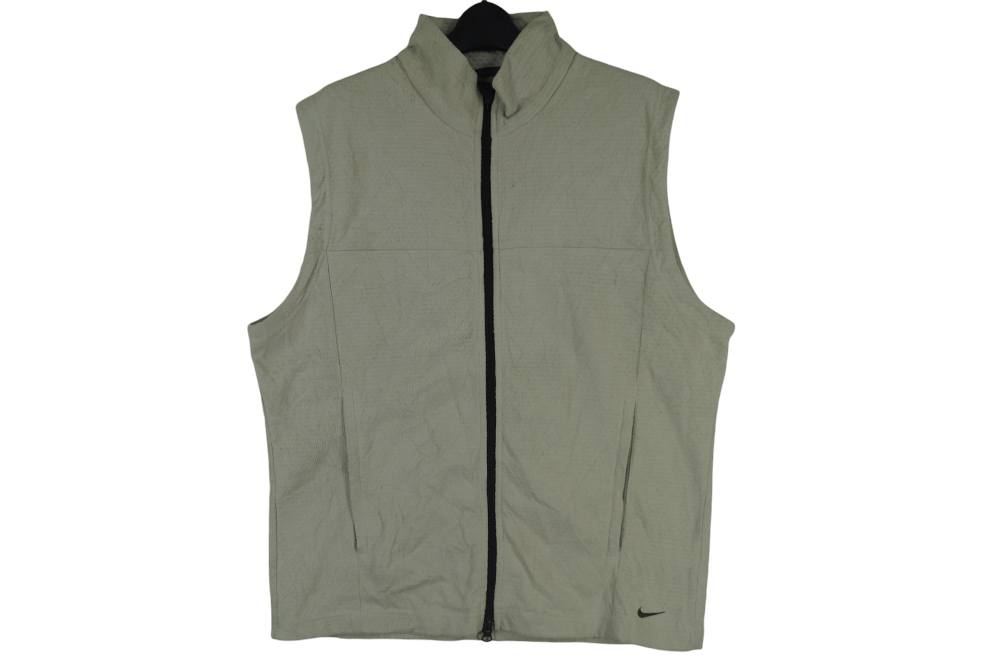Nike Gold Sleeveless Fleece Small Logo