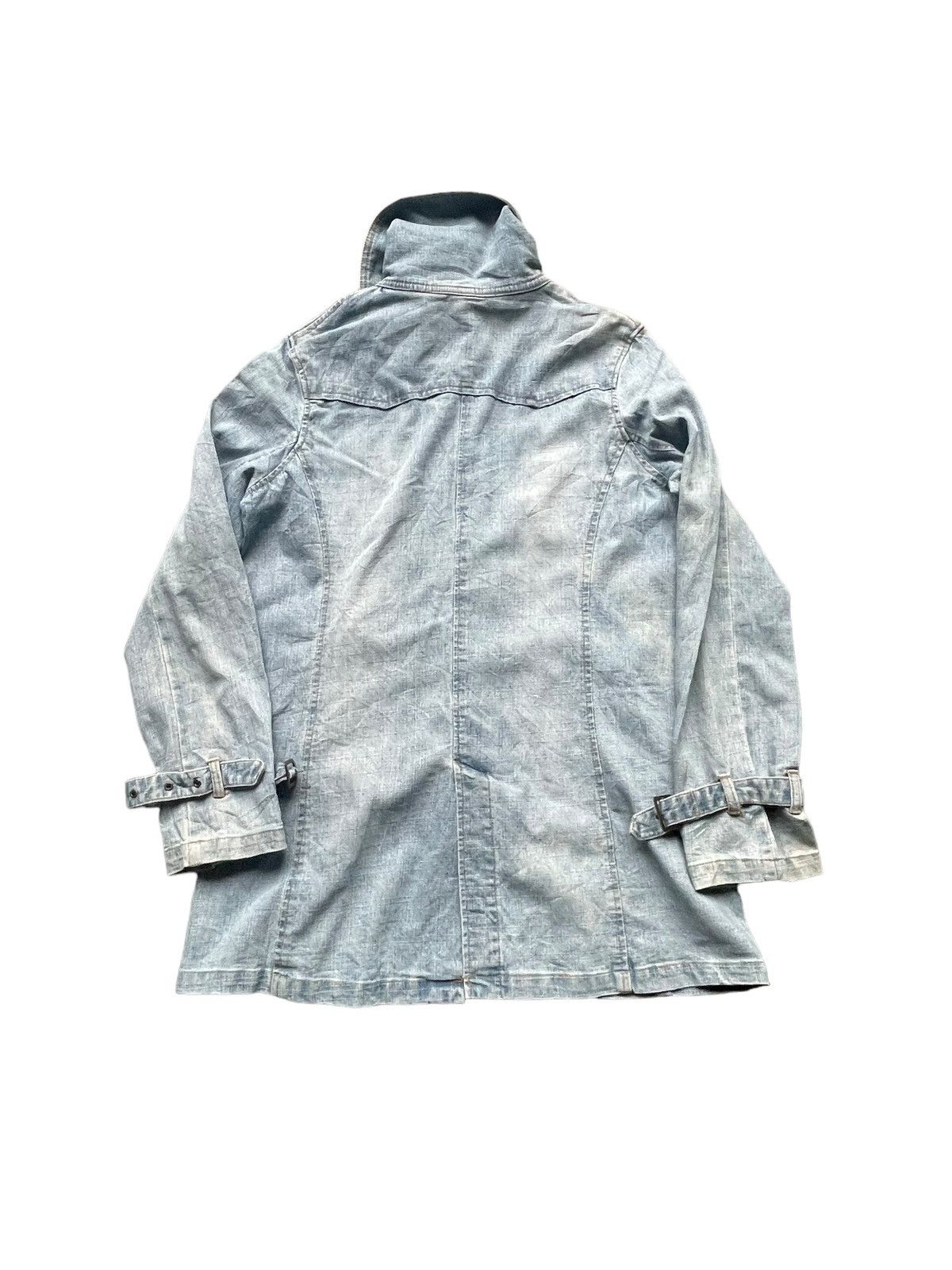 Japanese Brand Chello Parka Denim Jacket Size M / US 6-8 / IT 42-44 - 5 Thumbnail