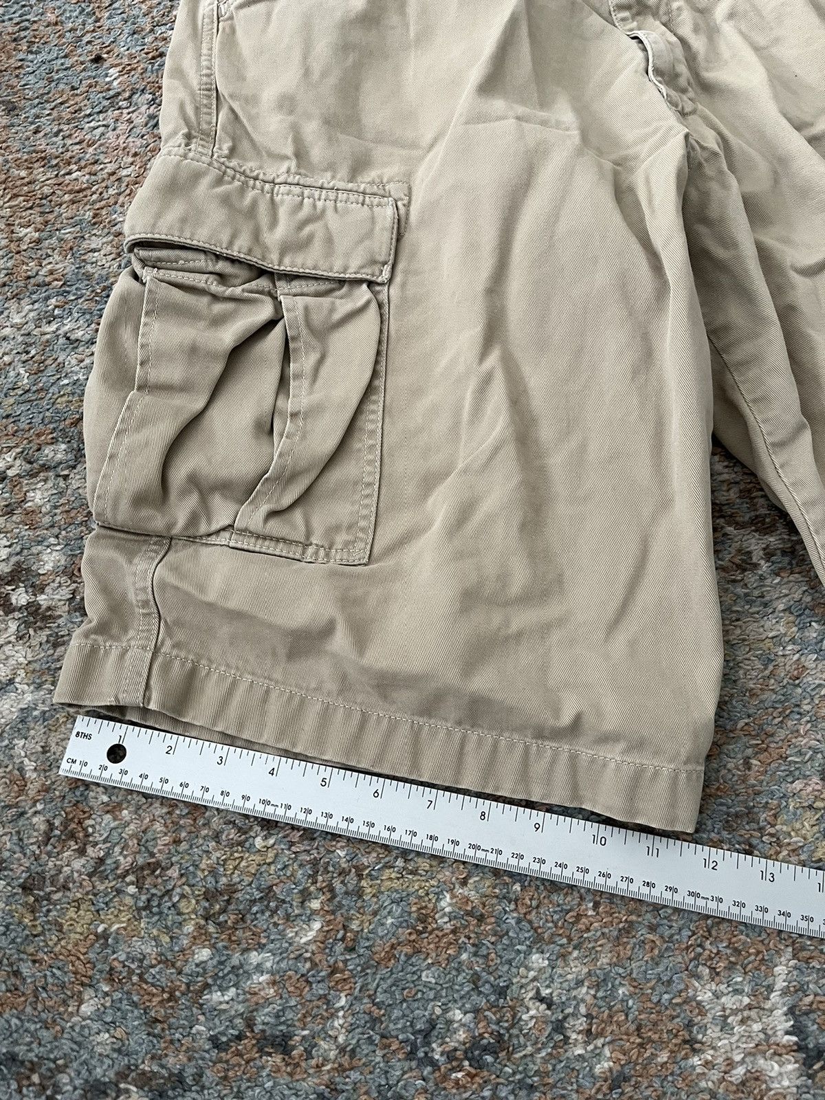 Vintage VTG Polo Ralph Lauren Stash Cargo Shorts Distressed 36 Size US 36 / EU 52 - 8 Thumbnail