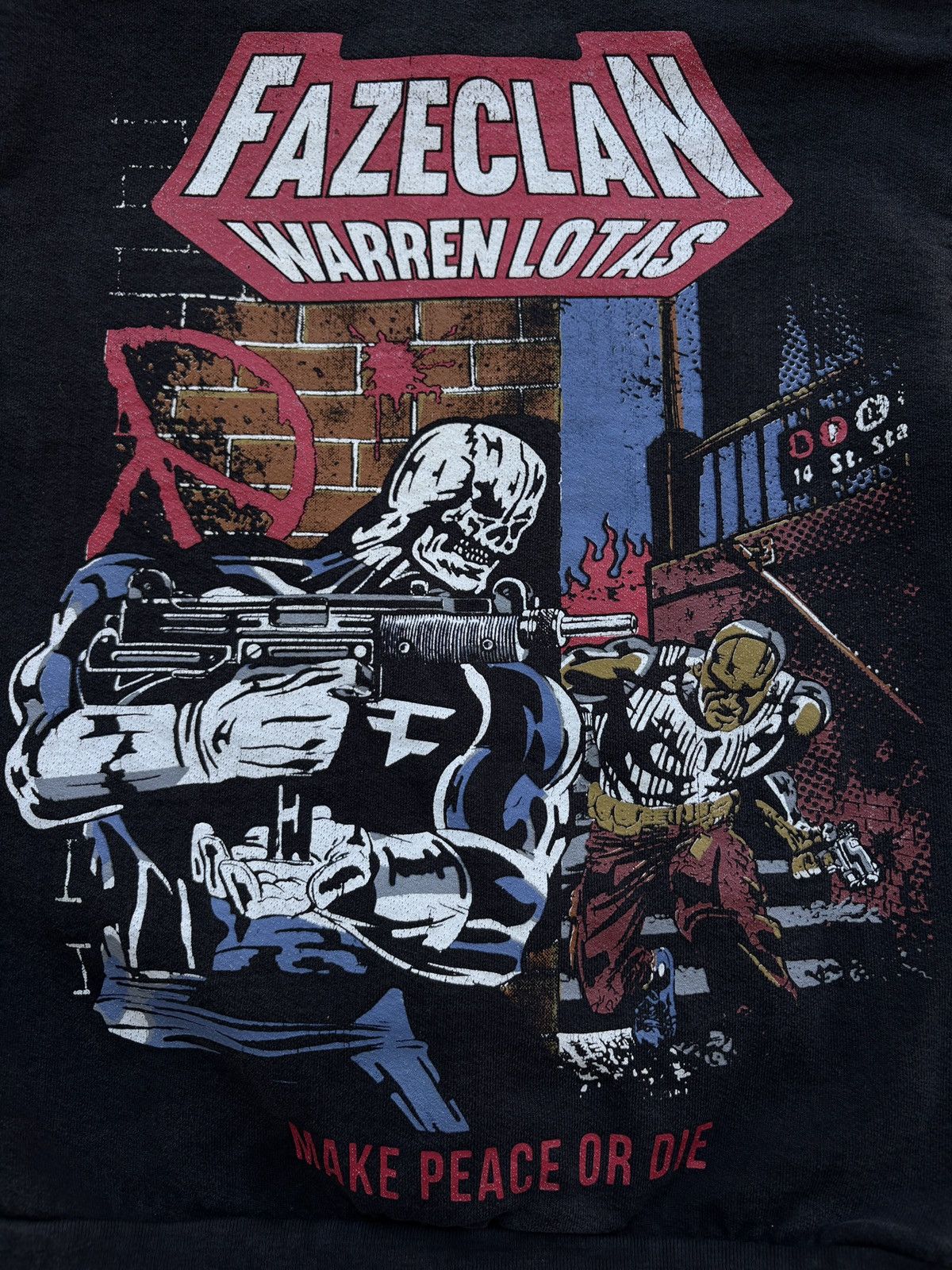 Marvel Comics × Warren Lotas 2020 Warren Lotas X FaZe Clan MARVEL Punisher Hoodie Size M Size US S / EU 44-46 / 1 - 5 Thumbnail