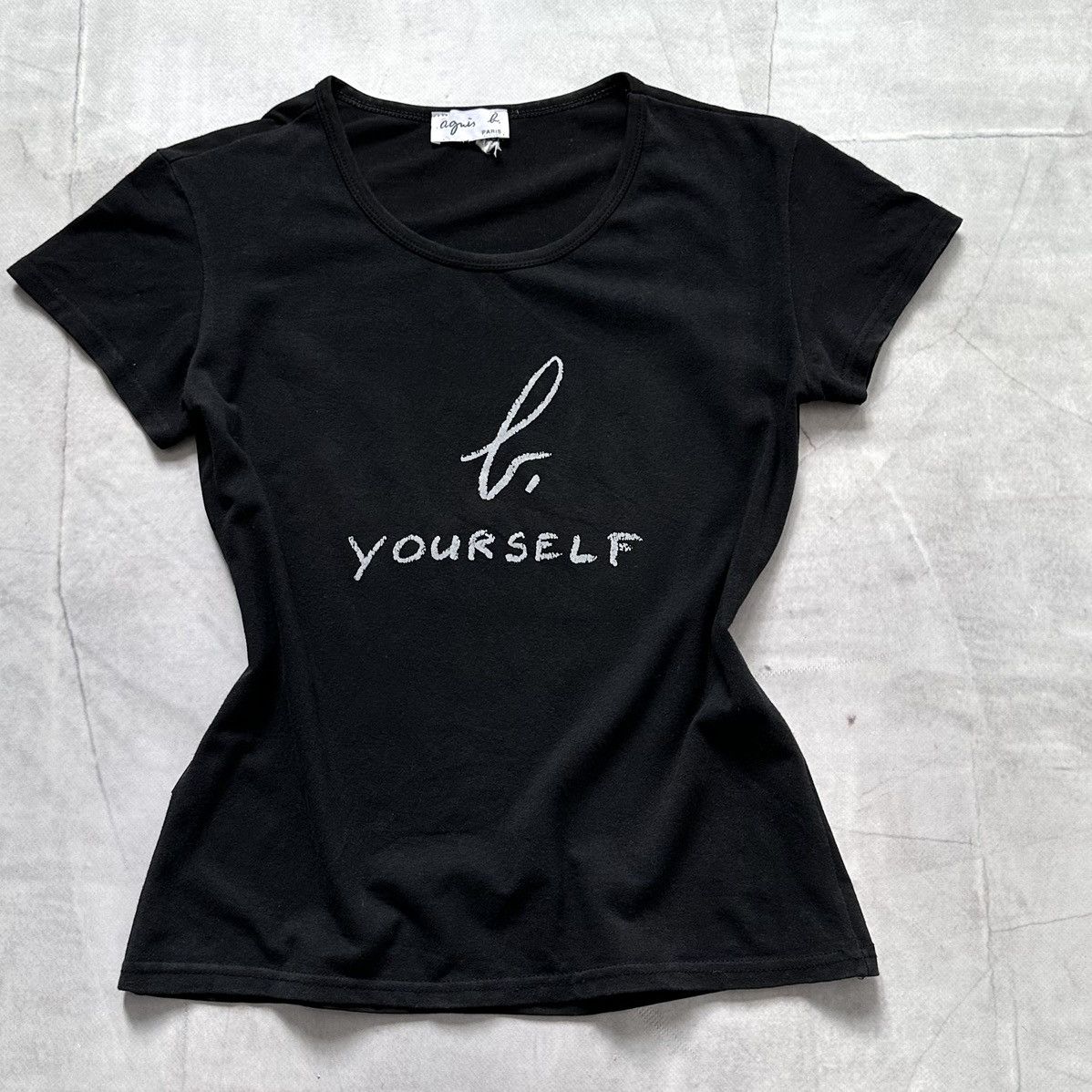 agnes b. Vintage Agnes B Yourself France T Shirt Cop Copine Vibe Size M / US 6-8 / IT 42-44 - 2 Thumbnail