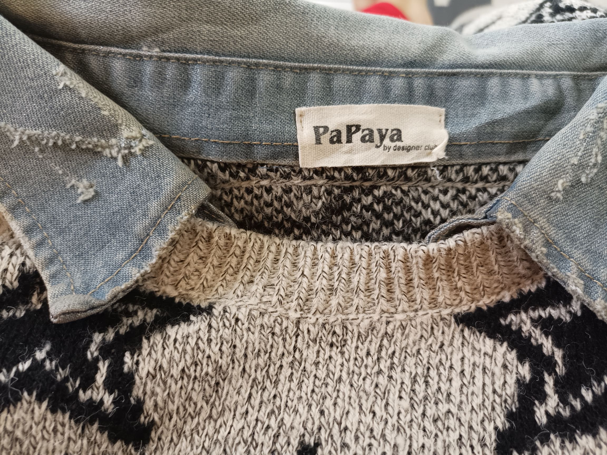 Other Papaya Double layer knitted wear star isseymiyake styled Size US M / EU 48-50 / 2 - 13 Thumbnail