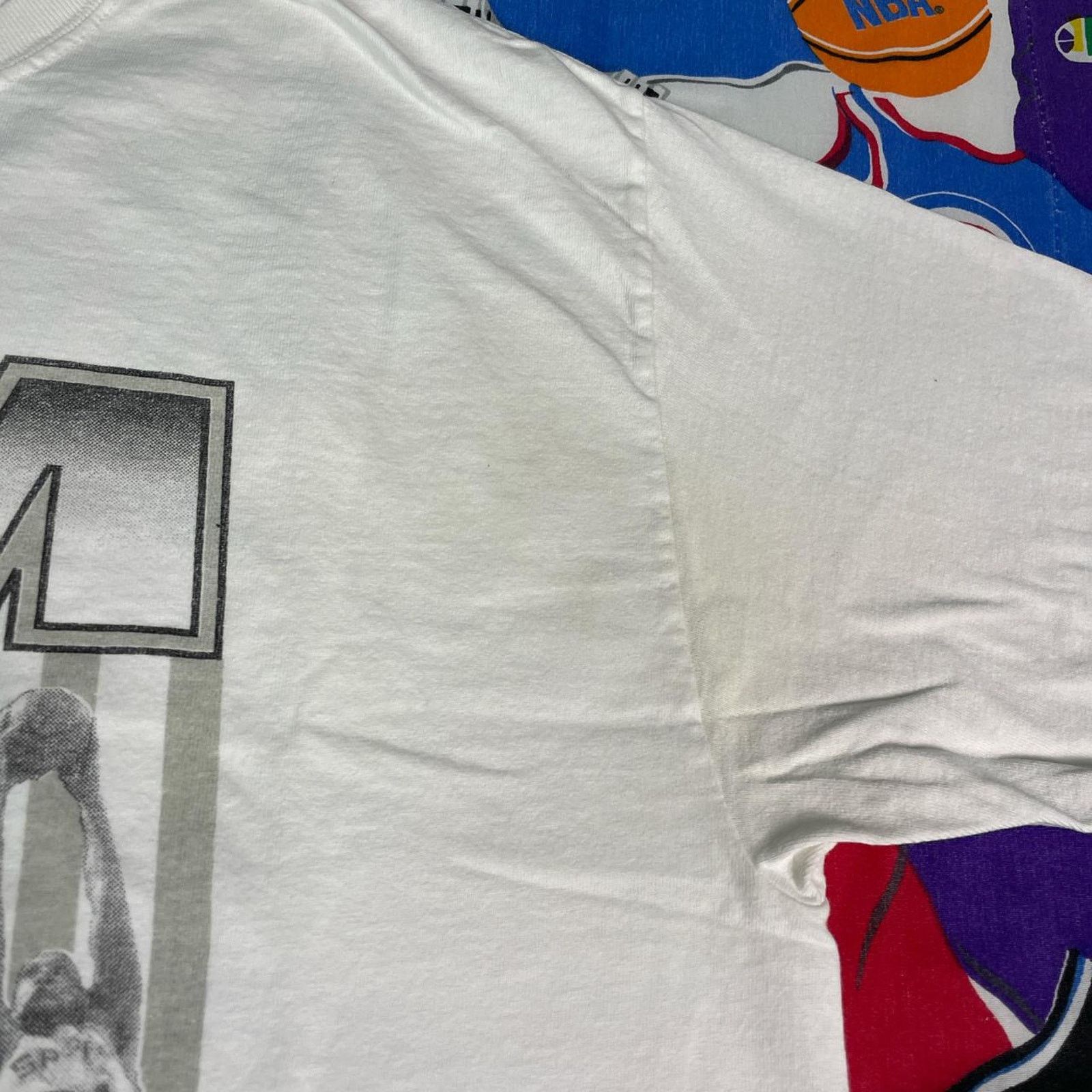 NBA × Vintage VTG 2000s NBA Tim Duncan San Antonio Spurs Mens T-Shirt Size US L / EU 52-54 / 3 - 5 Thumbnail