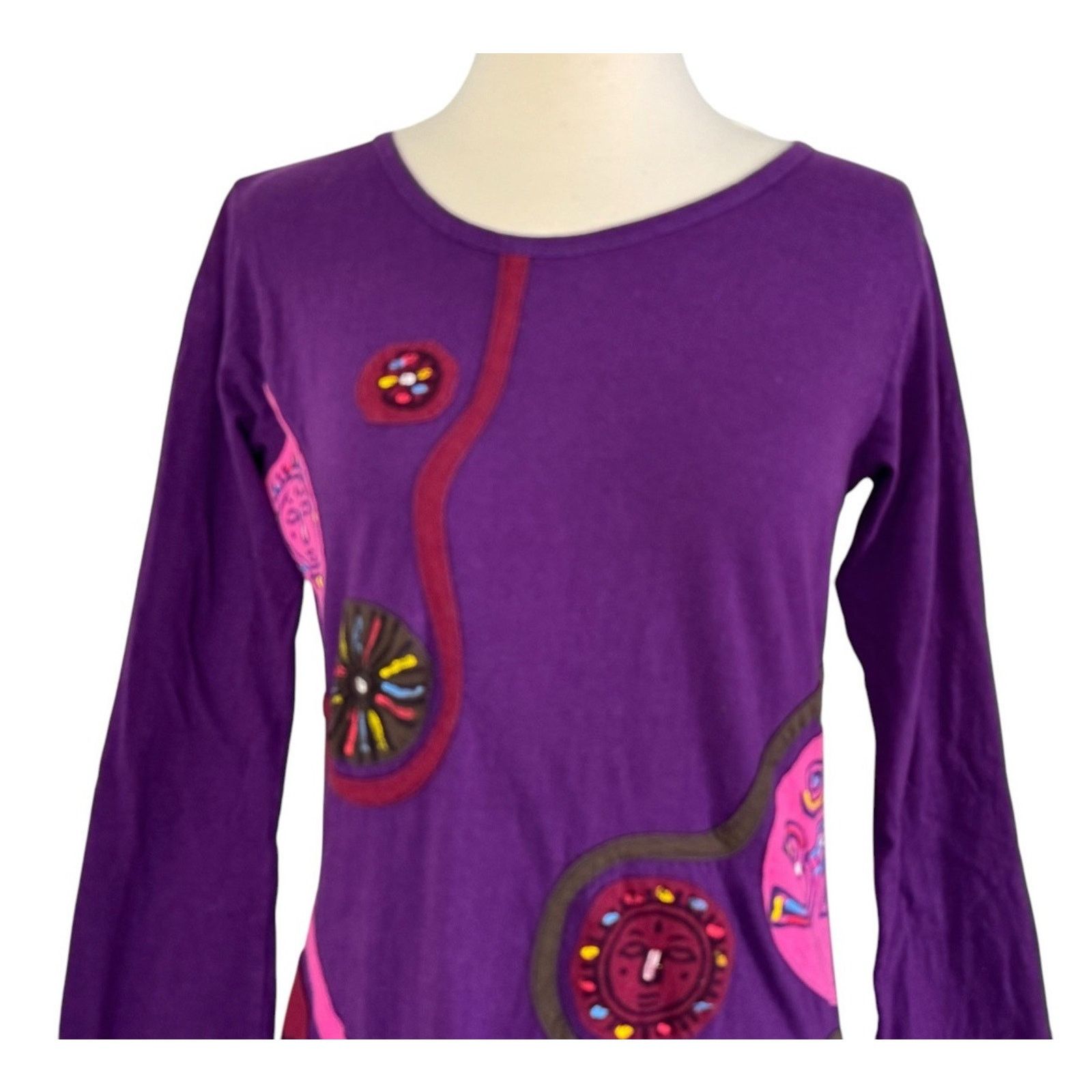 Kathmandu KATHMANDU IMPORTS Nepal 100% Cotton Embroidered Mini Dress Size S / US 4 / IT 40 - 4 Thumbnail