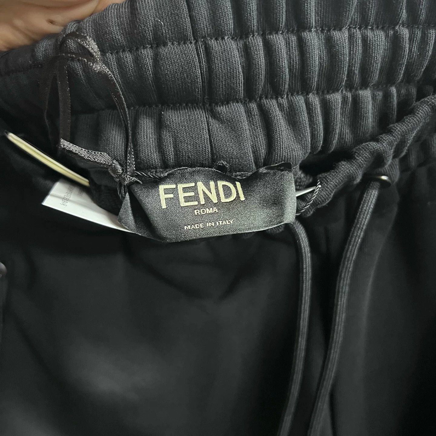 Fendi Fendi Black Color-Block Drawstring Casual Shorts Size US 32 / EU 48 - 3 Thumbnail