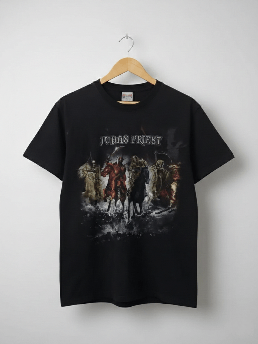 Vintage Vintage Judas Priest Nostradamus Album Band Heavy Metal Size US M / EU 48-50 / 2 - 1 Thumbnail