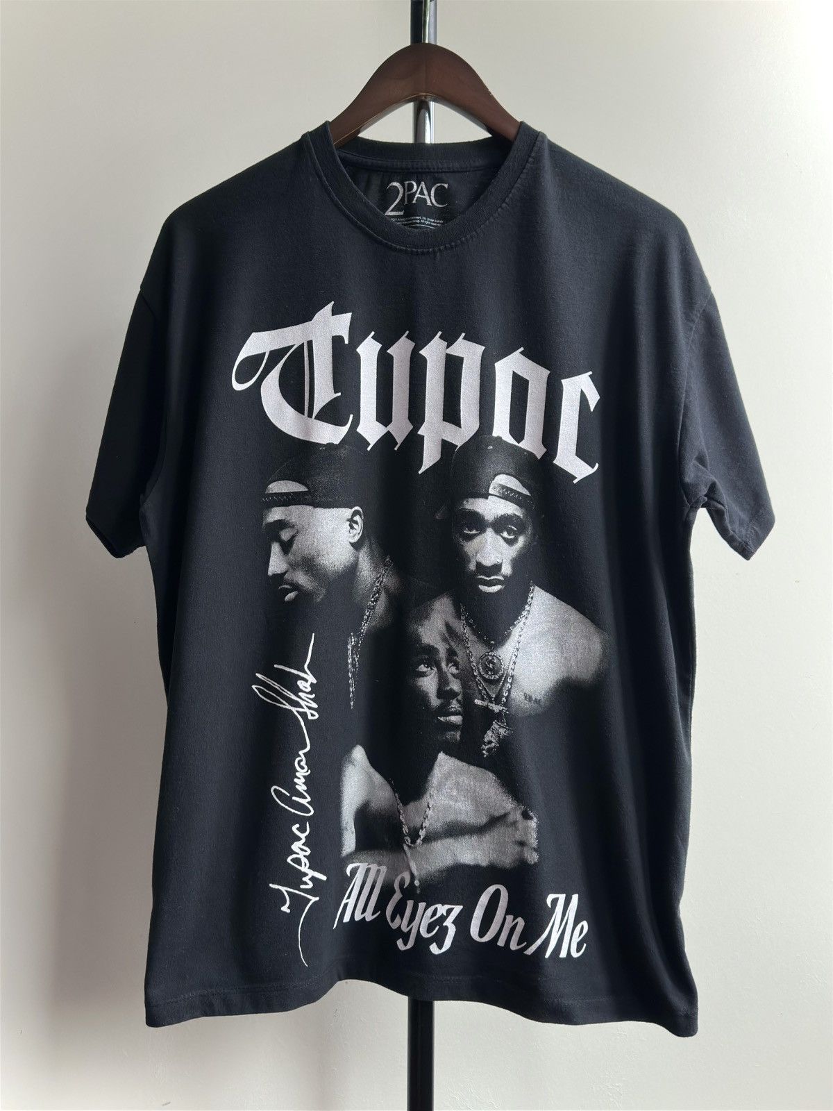 Rap Tees × Vintage 2Pac Tupac Shakur “All Eyez On Me” Vintage Graphic Rap Tee Size US M / EU 48-50 / 2 - 1 Thumbnail