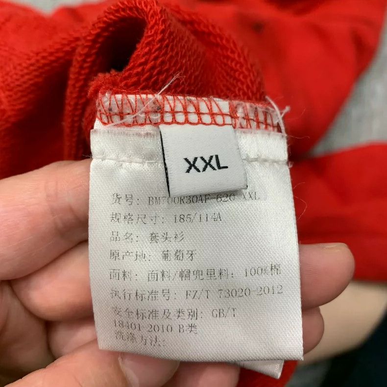 Givenchy Givenchy Red Destroyed Logo Hooded Sweatshirt 2506-Nextarro Size US XXL / EU 58 / 5 - 4 Thumbnail