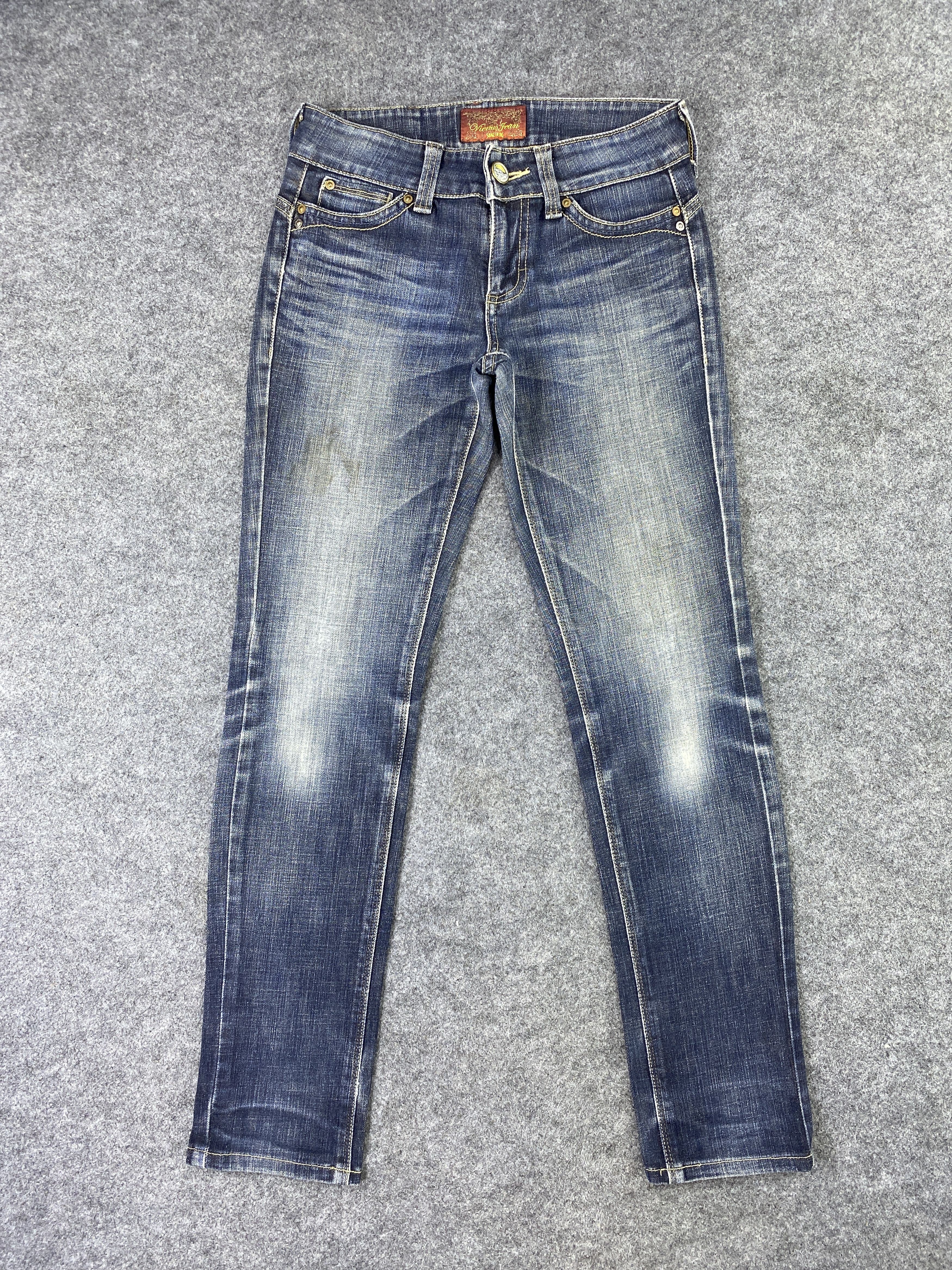 Japanese Brand Vienus Jean by Something Edwin Blue Wash Jeans - J1077 Size 27" / US 4 / IT 40 - 1 Thumbnail