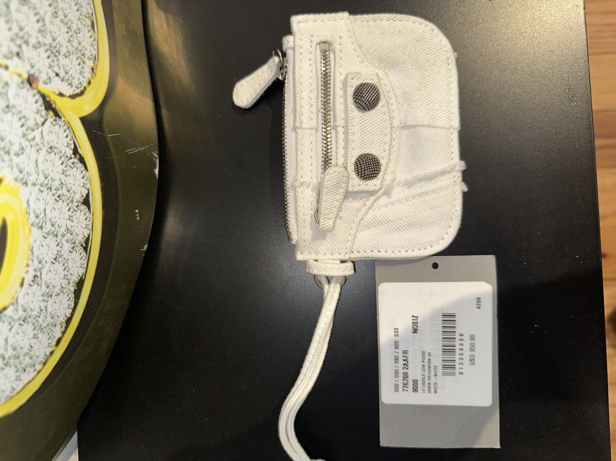 Balenciaga Le Cagole denim coin purse Size ONE SIZE - 3 Thumbnail