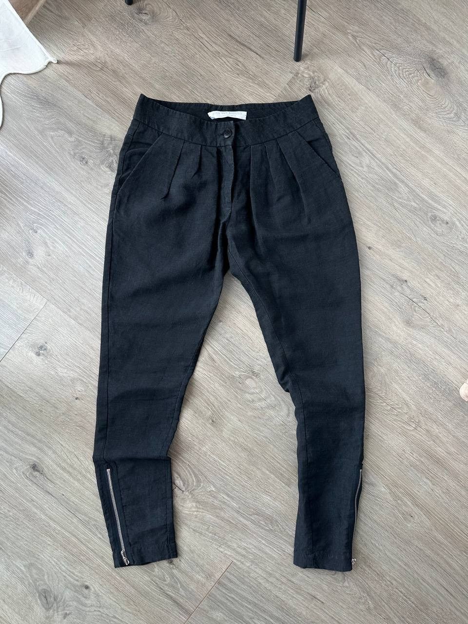 If Six Was Nine Vintage Nina Van ROOIJEN Black Rare Pants Size US 28 / EU 44 - 2 Thumbnail