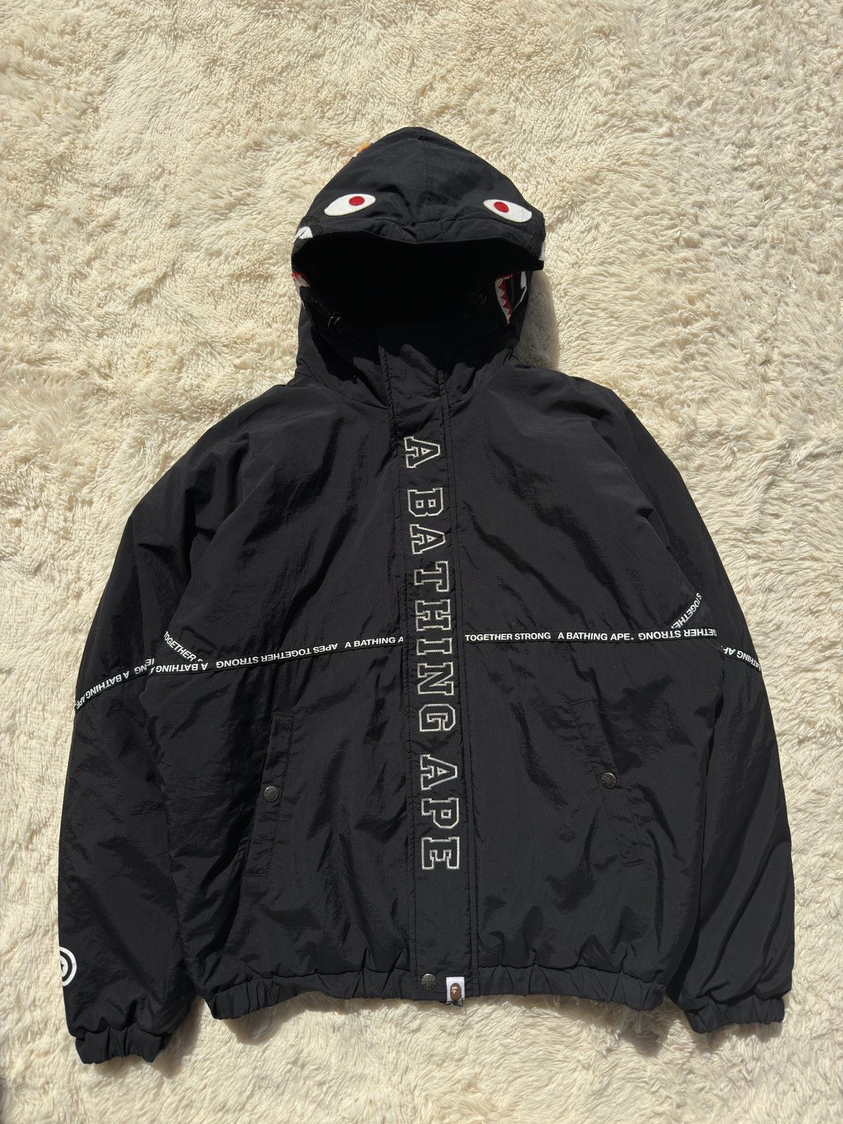 Bape BAPE Relaxed Shark Hoodie Jacket Black M Size US M / EU 48-50 / 2 - 1 Thumbnail