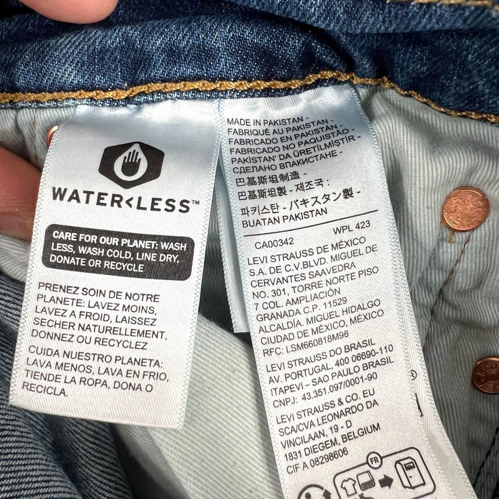 Levi's Levis Premium 541 Athletic Taper Fit Stretch Jeans 30x32 Size US 30 / EU 46 - 7 Thumbnail