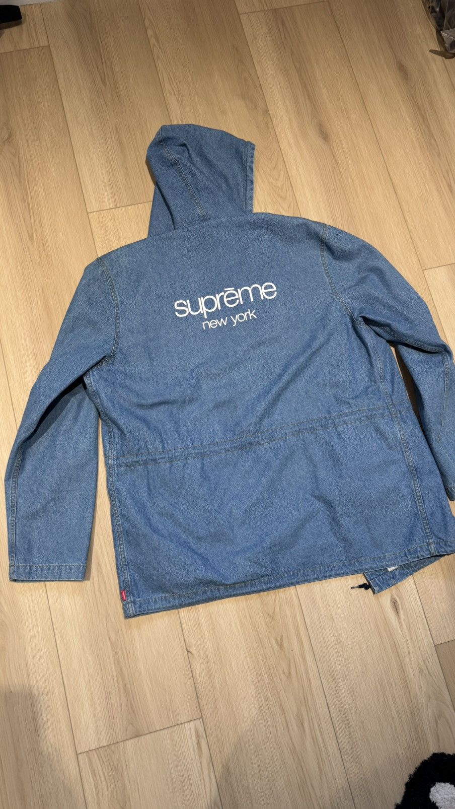Supreme Supreme Denim Parka Jacket Coat ss14 classic logo rare Size US XL / EU 56 / 4 - 2 Thumbnail