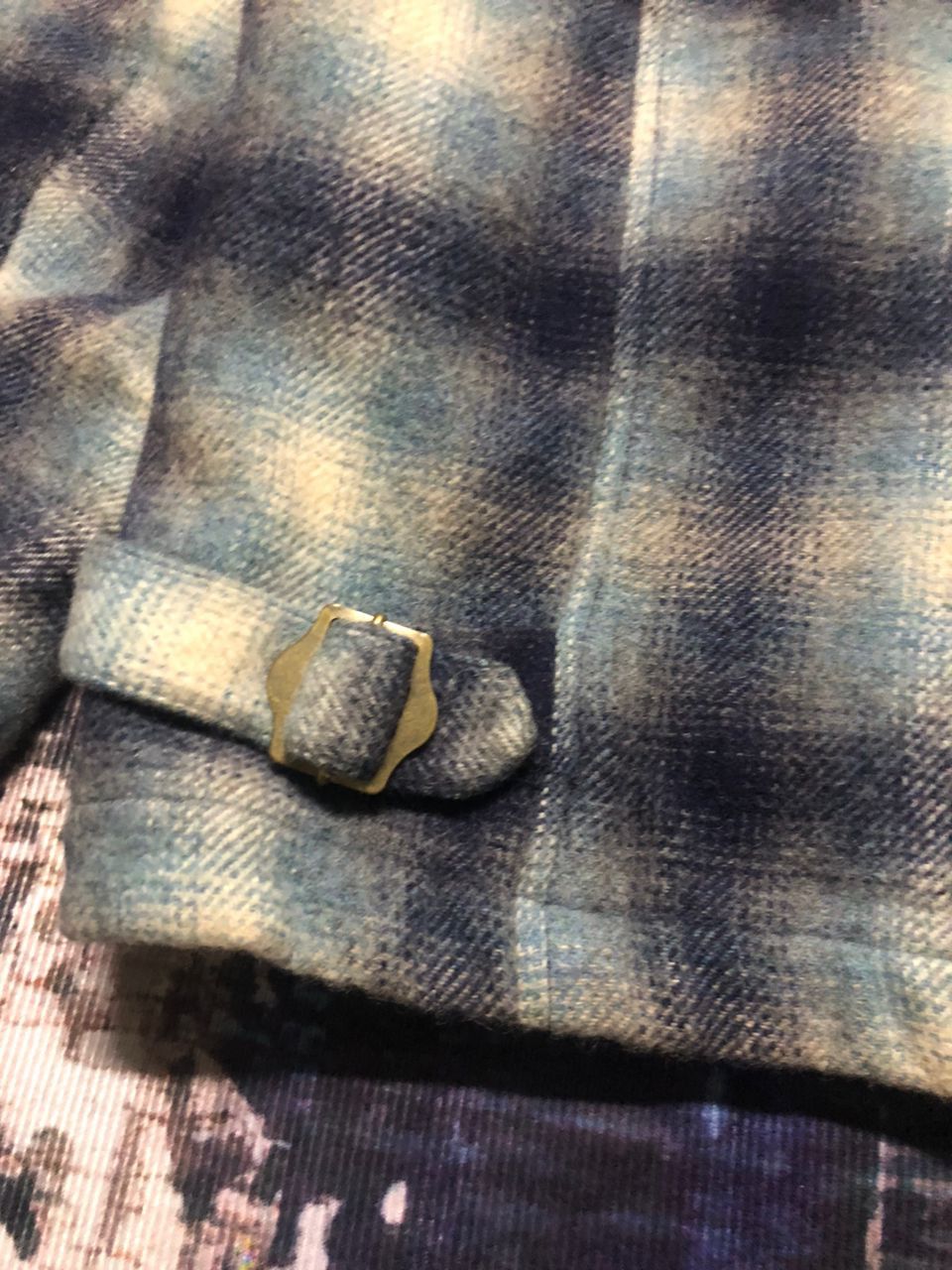 Japanese Brand Vintage Shadows Plaid Wool Flannel Zipper Jacket Size US M / EU 48-50 / 2 - 12 Thumbnail