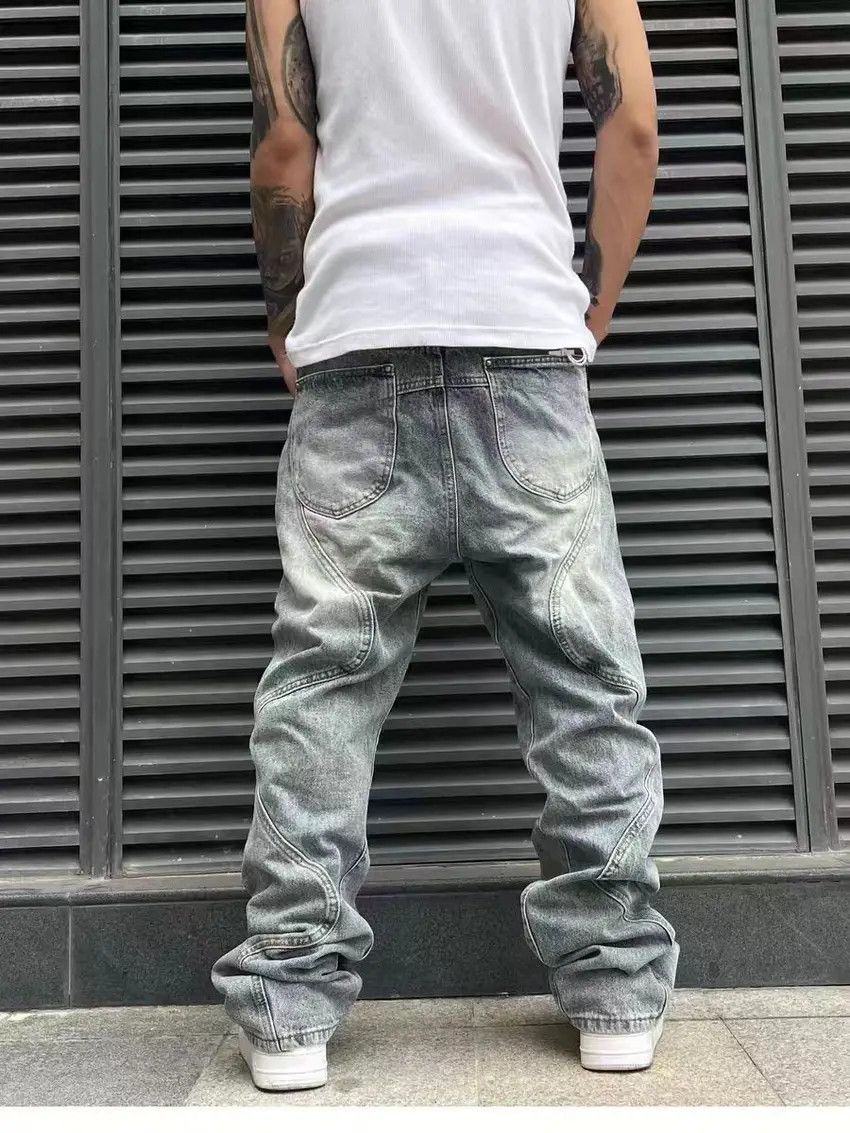 Designer × Japanese Brand Vintage hip hop washed straight leg jeans Size US 30 / EU 46 - 3 Thumbnail