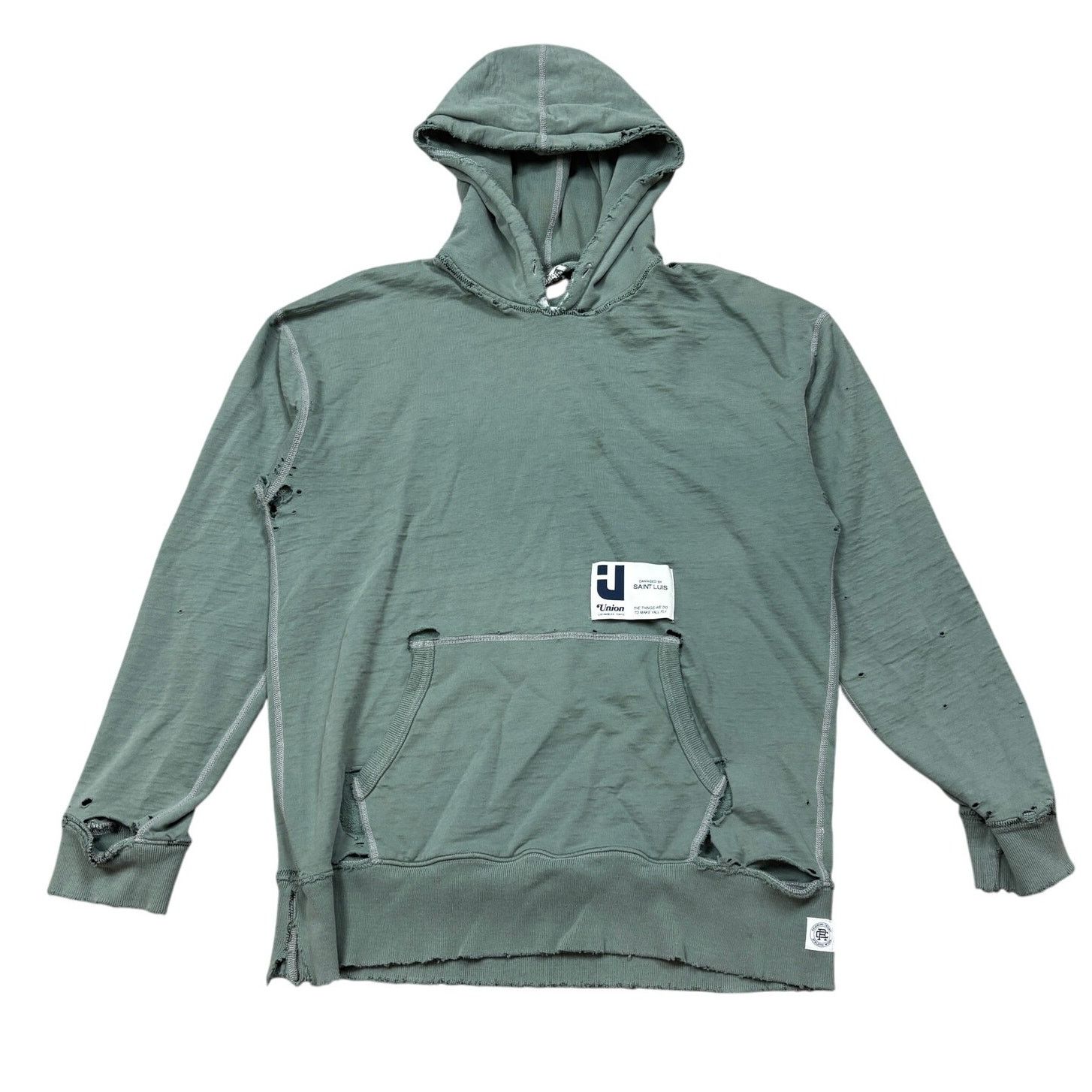 Reigning Champ × Union LA Reigning Champ x Union Saint Luis Distressed Hoodie Men's L Size US L / EU 52-54 / 3 - 1 Thumbnail