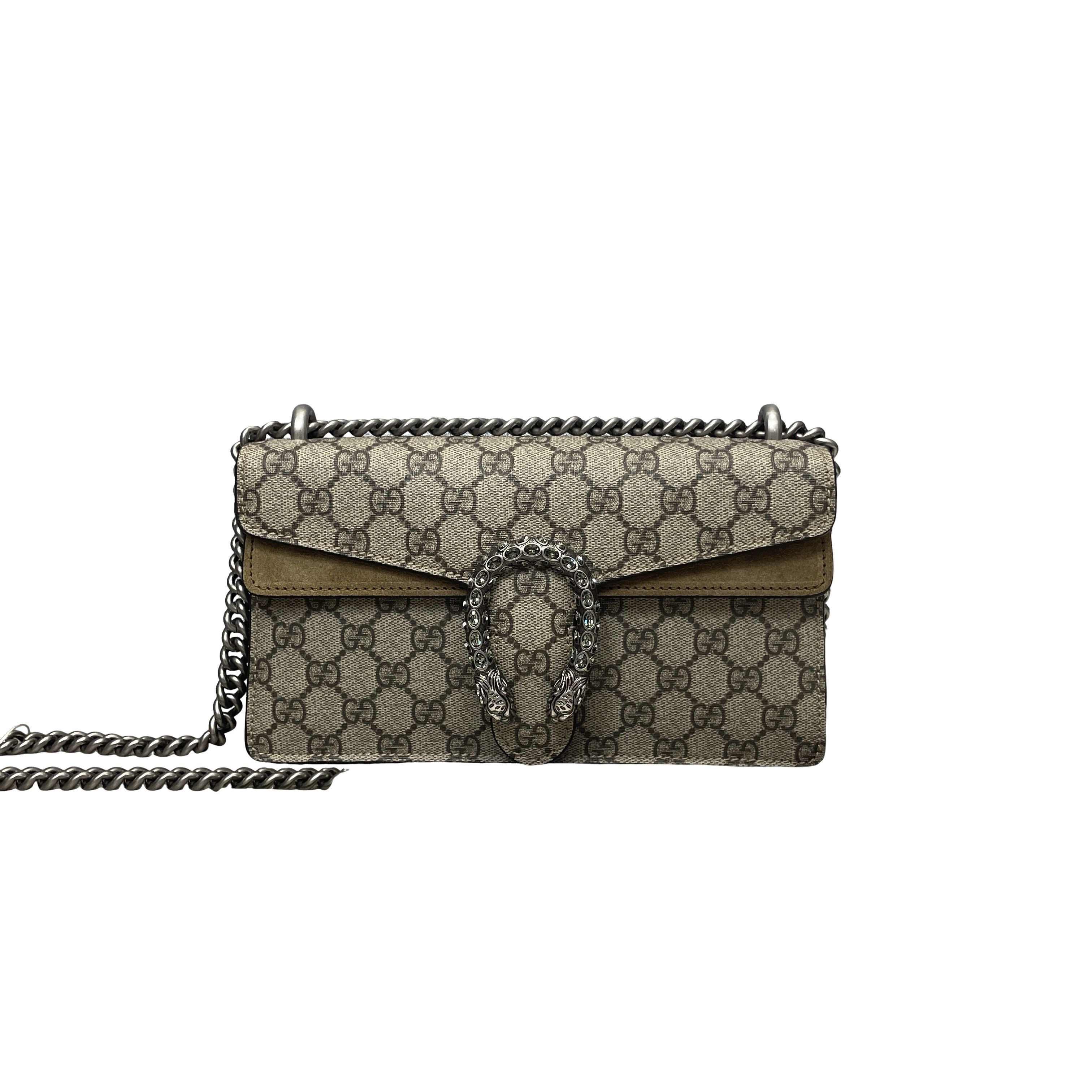 Gucci Gucci Dionysus GG Supreme Canvas Chain Shoulder Bag Size ONE SIZE - 1 Thumbnail