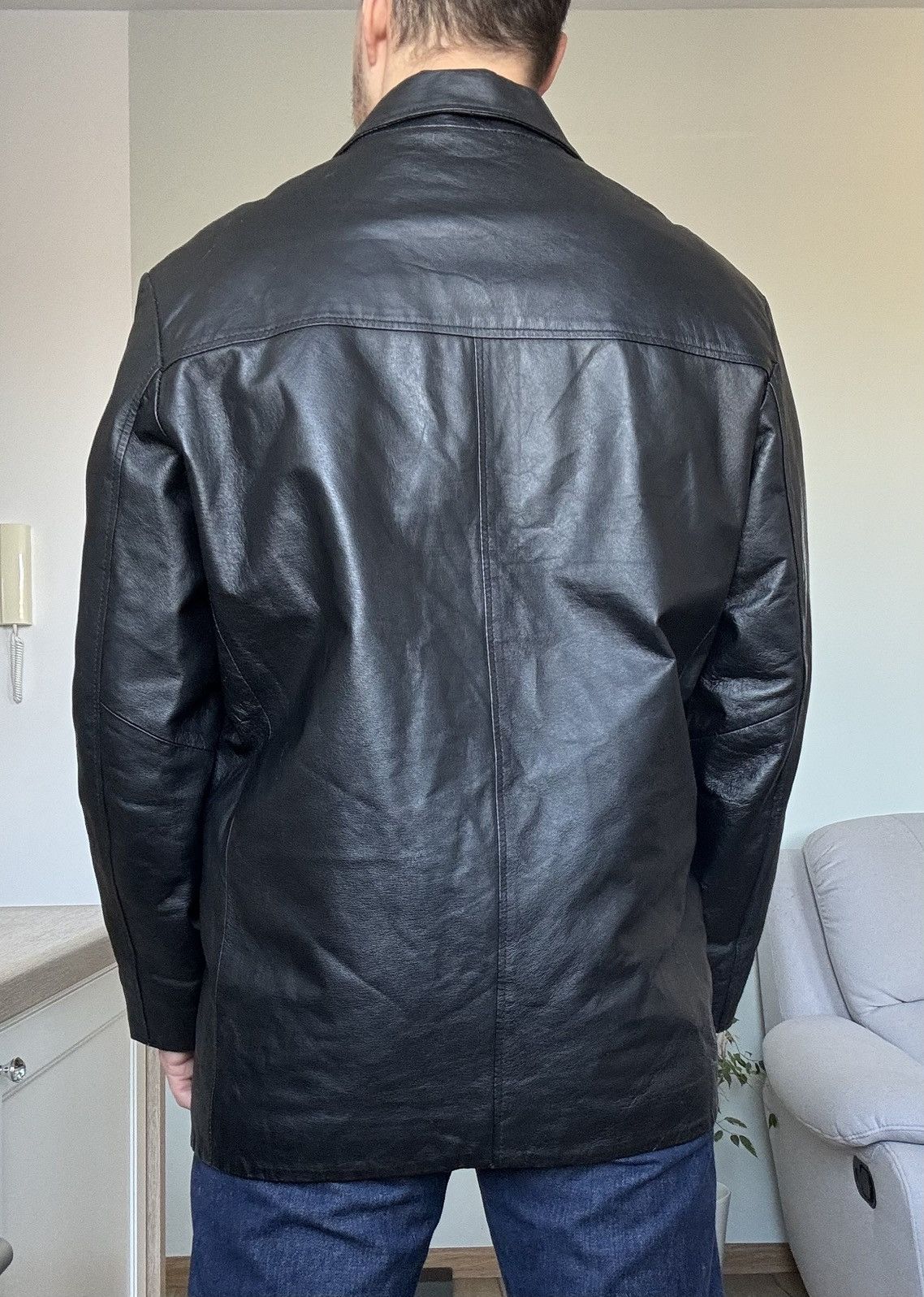 Y'2 Leather Vintage Leather Jacket y2k 2000s 90s Avangard Size US L / EU 52-54 / 3 - 7 Thumbnail