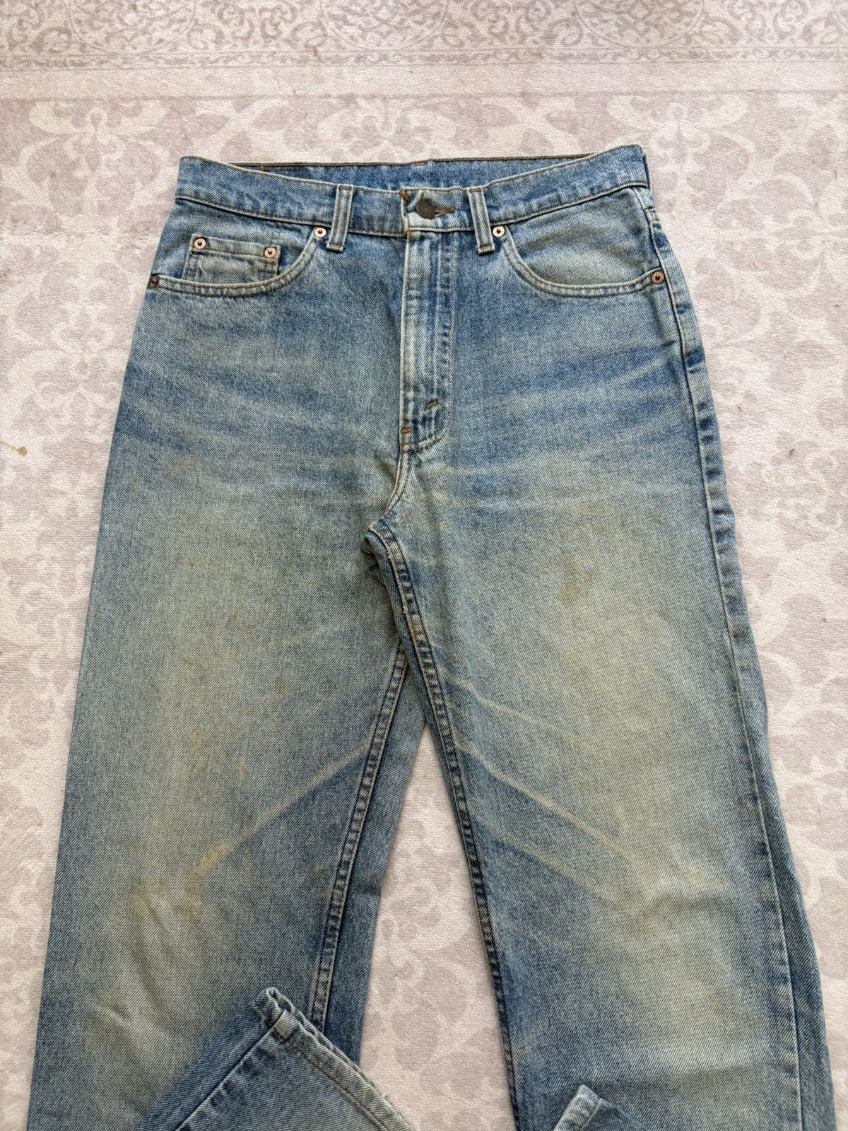 Levi's Vintage Clothing 90’s Levi's 510 Stone Washed/Light Indigo Denim Jeans Size US 32 / EU 48 - 5 Thumbnail