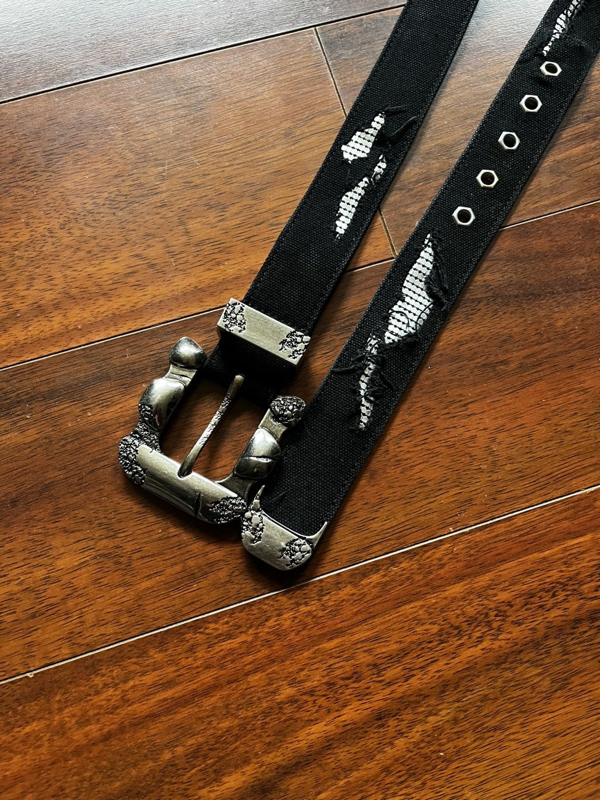 Trendt Vision Trendt Vision Black Scar Belt Size 34 - 2 Thumbnail