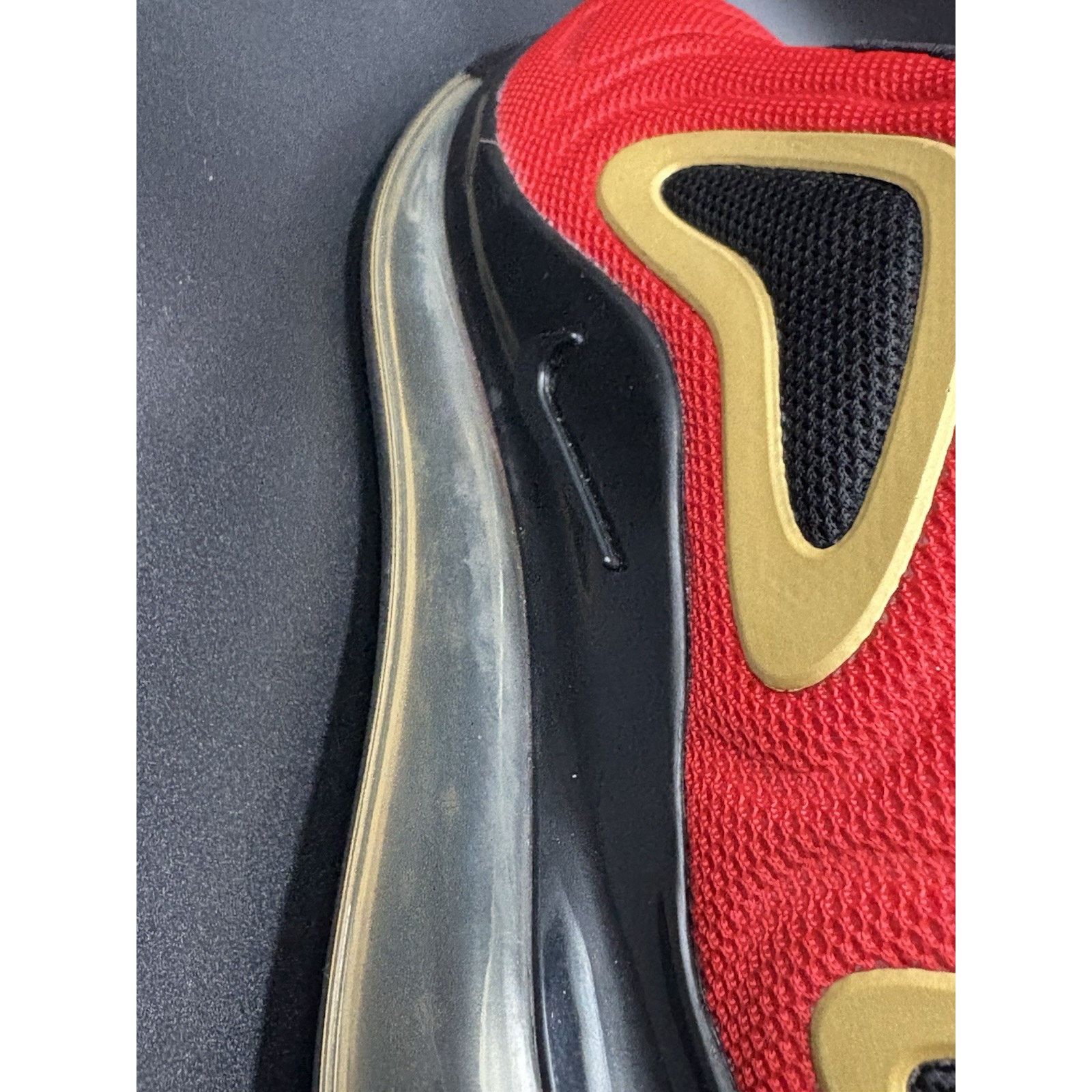 Nike Nike Air Max 720 Red Gold Black Shoes CU4871-600 Wmns Sz8 Size US 8 / IT 38 - 5 Thumbnail